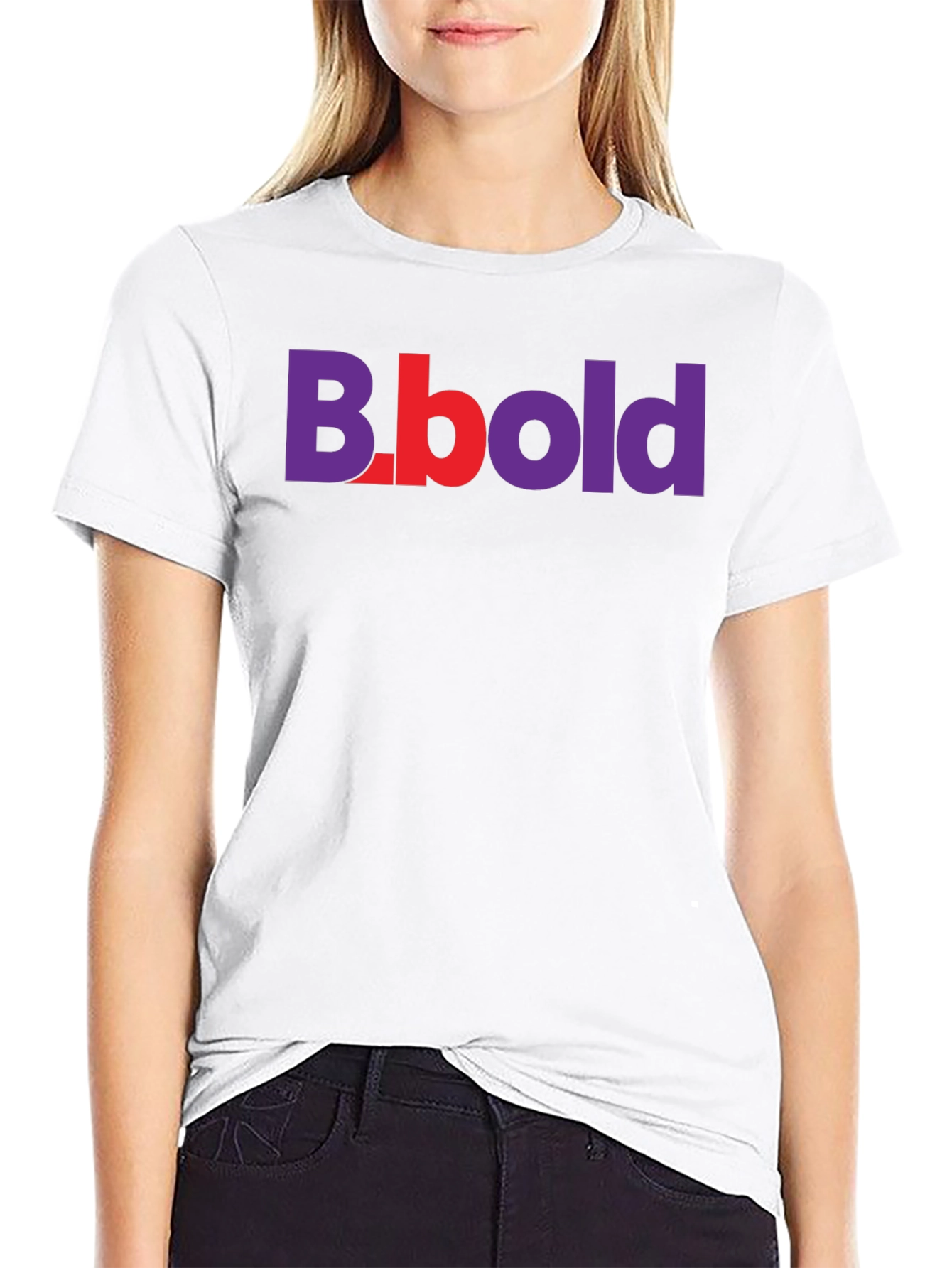 Black Bold Statement Tee - Unique Graphic Design view 9