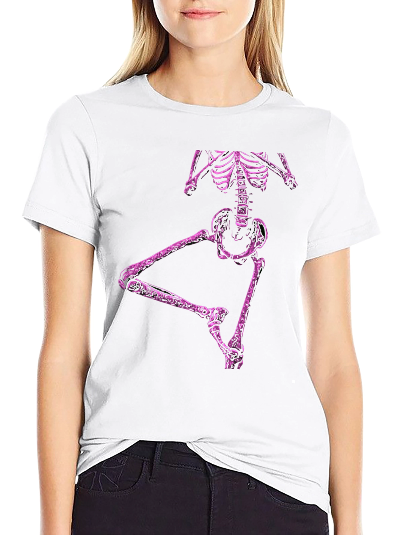 Black Skeleton Dance T-Shirt - Men's Black Tee view 9