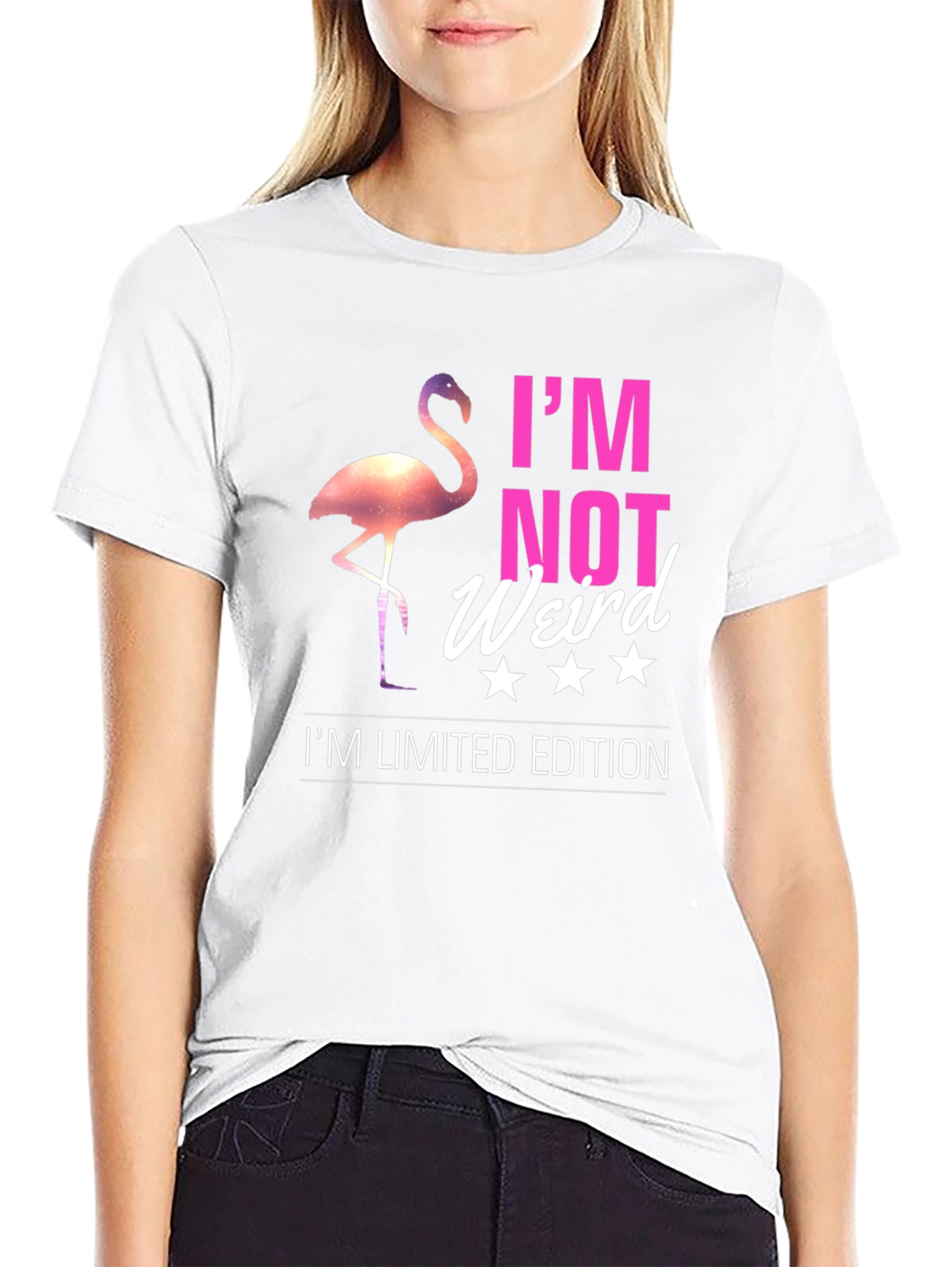 Black I'm Not Weird I'm Limited Edition Graphic T-Shirt view 9