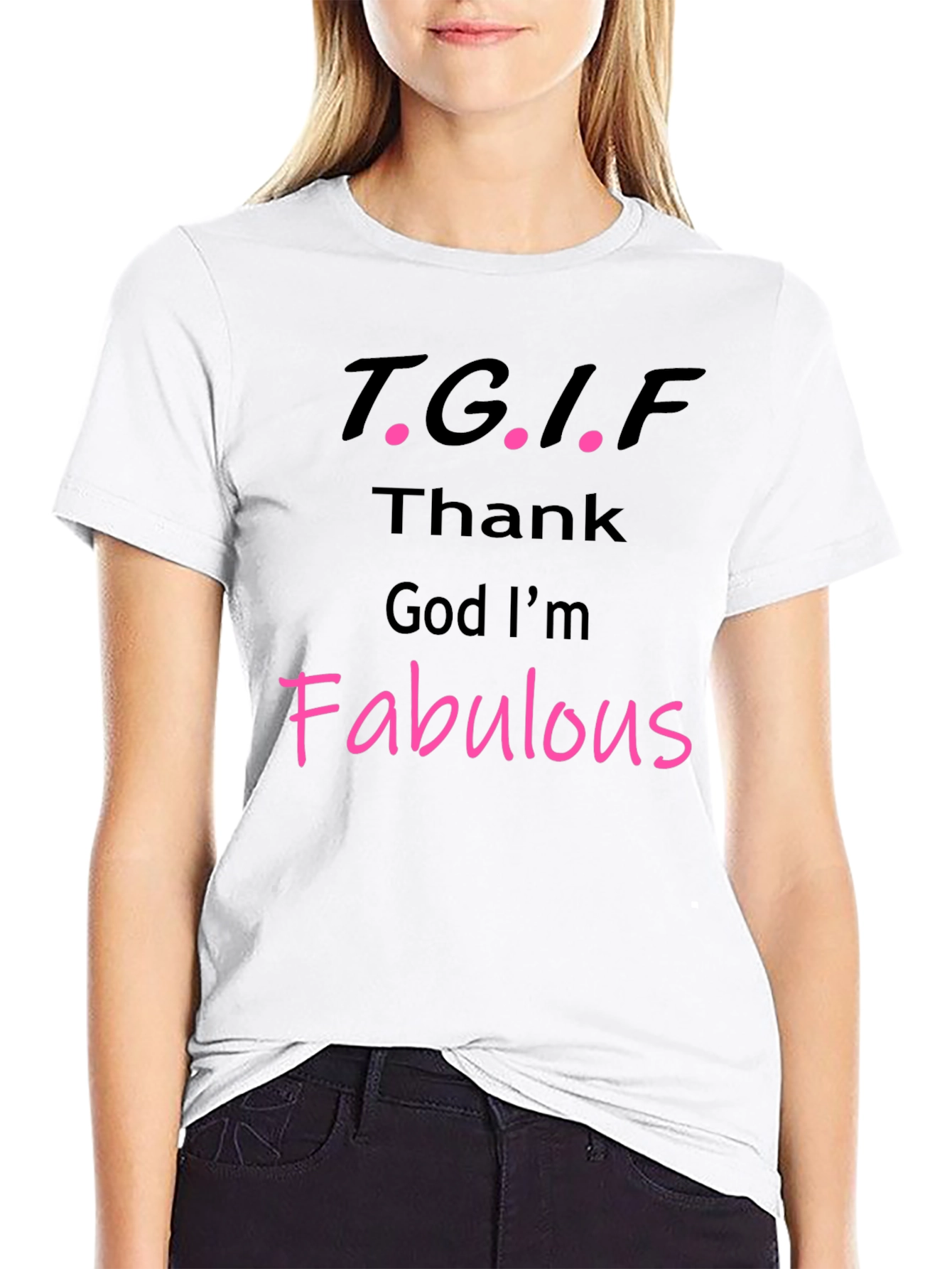 Black TGIF Fabulous Graphic Tee view 9