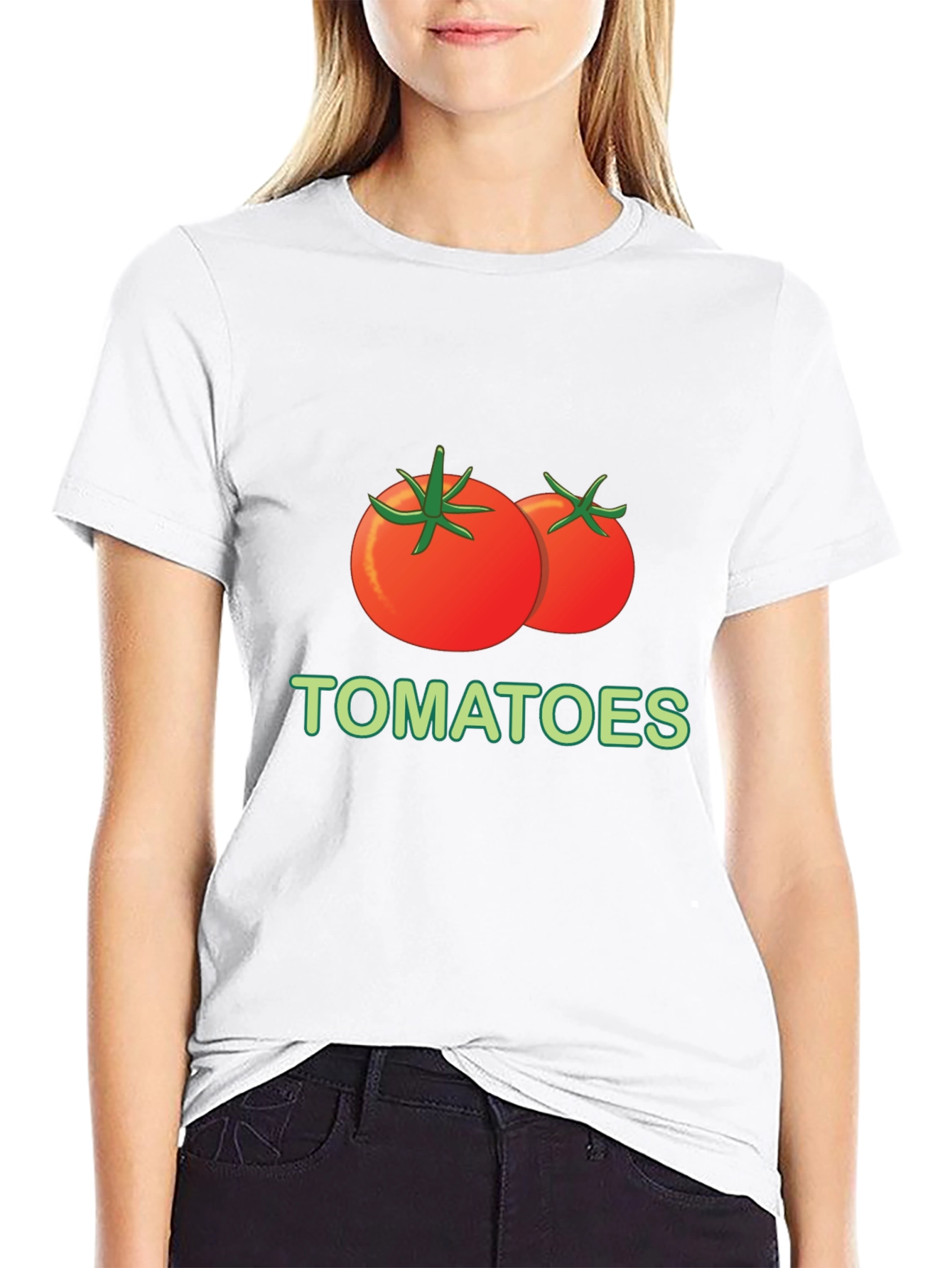 Black Tomato T-Shirt - Graphic Print Tee view 9