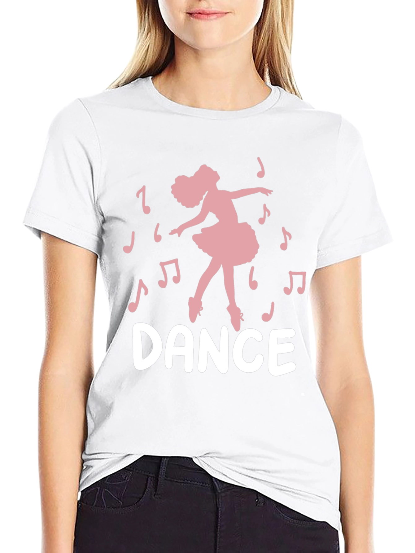Black Dance Silhouette T-Shirt view 9