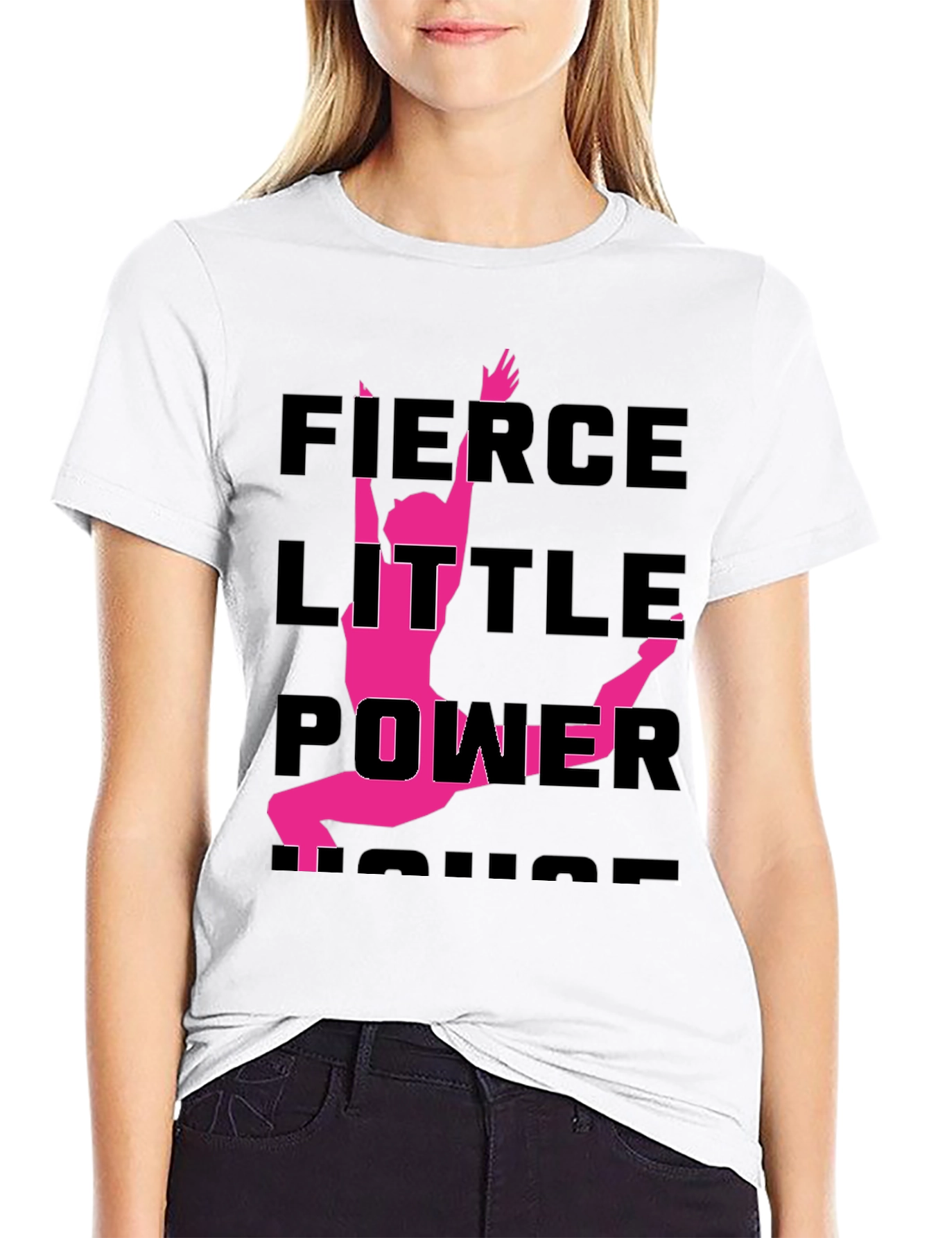 Black Fierce Little Powerhouse Tee view 9