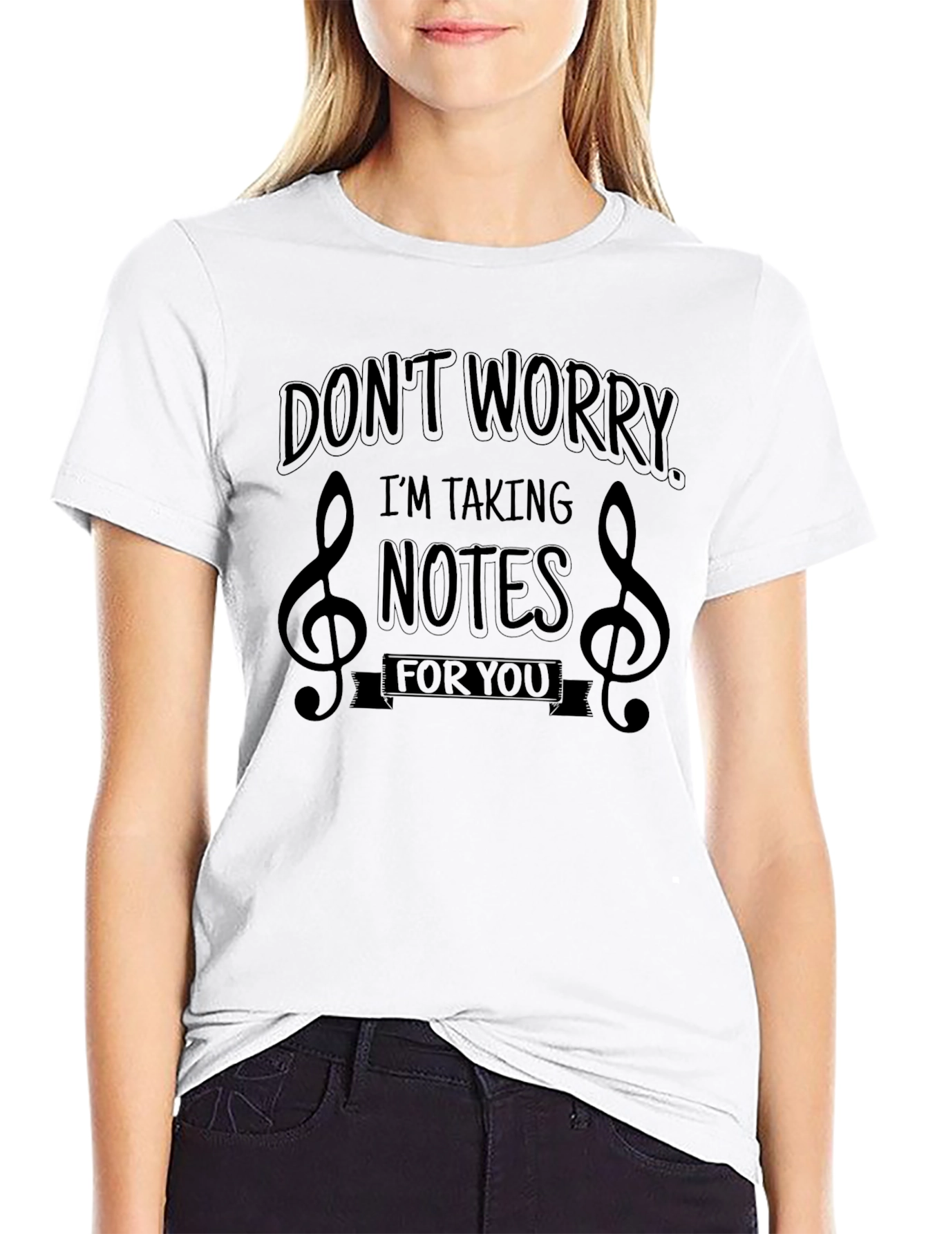 Black Don't Worry I'm Taking Notes for You T-Shirt view 9