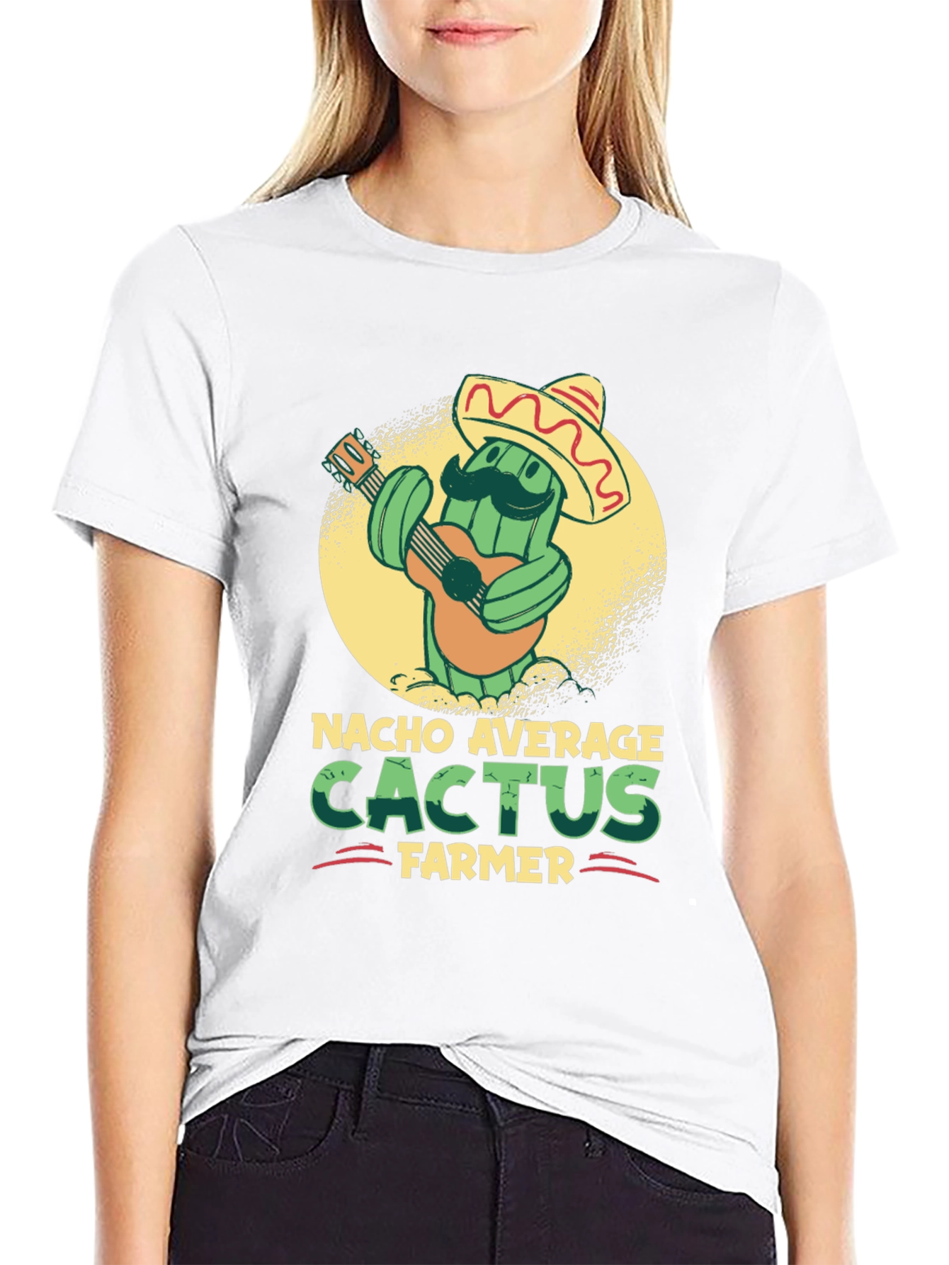 Nacho Average Cactus Farmer T-Shirt - 9