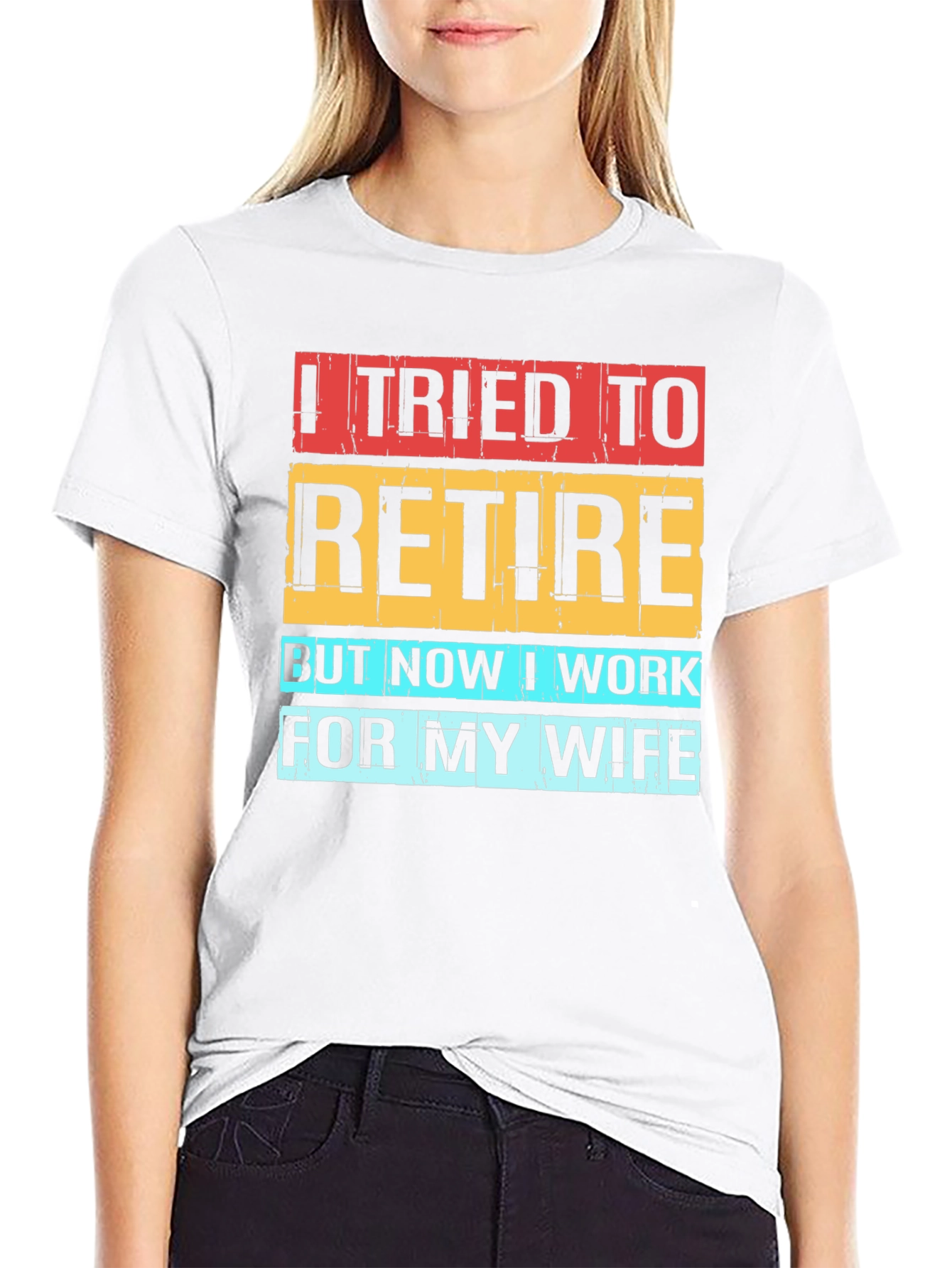 Black Funny Retirement T-Shirt - I Tried To Retire view 9
