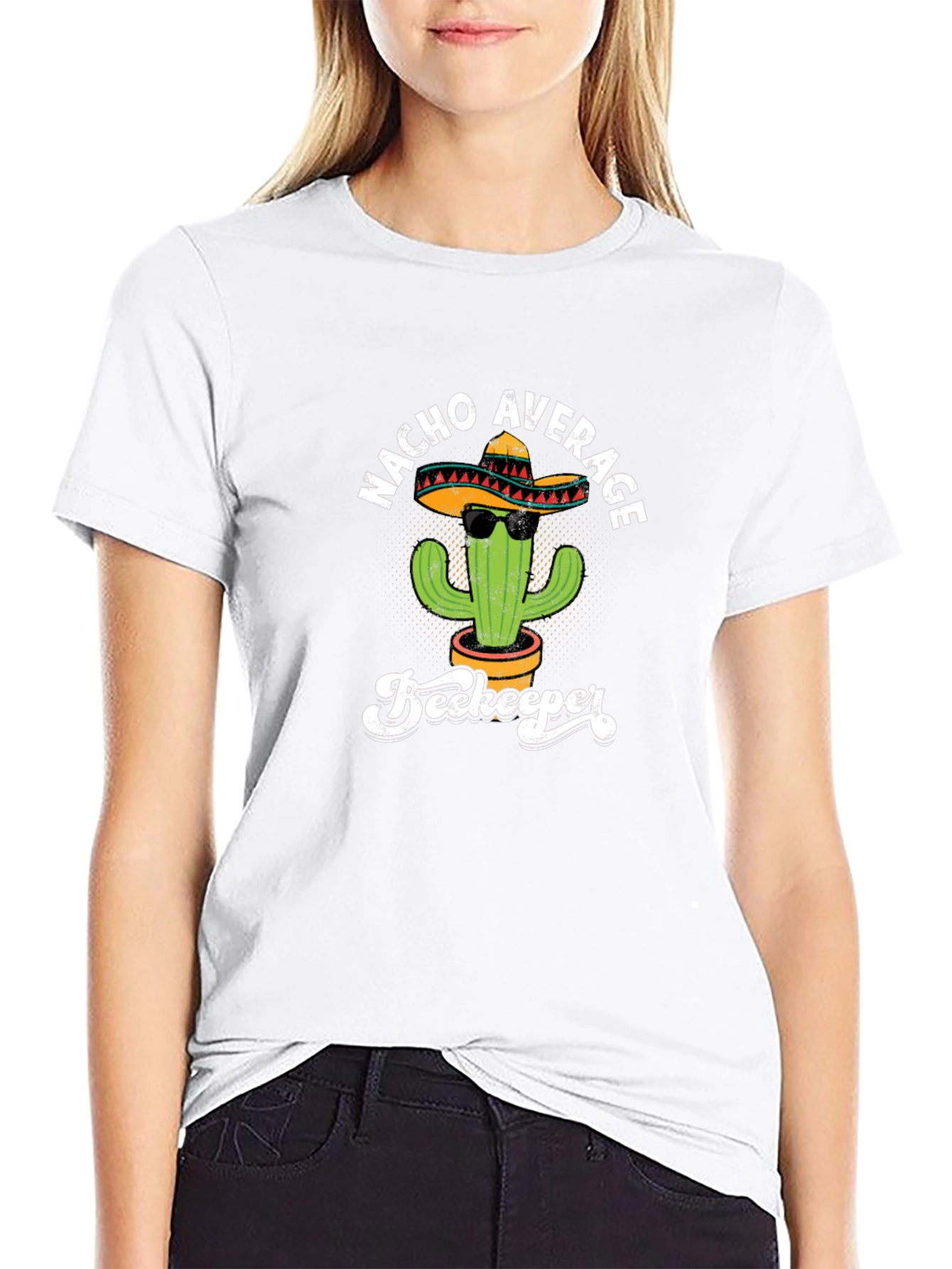 Black Nacho Average Beekeeper T-Shirt view 9