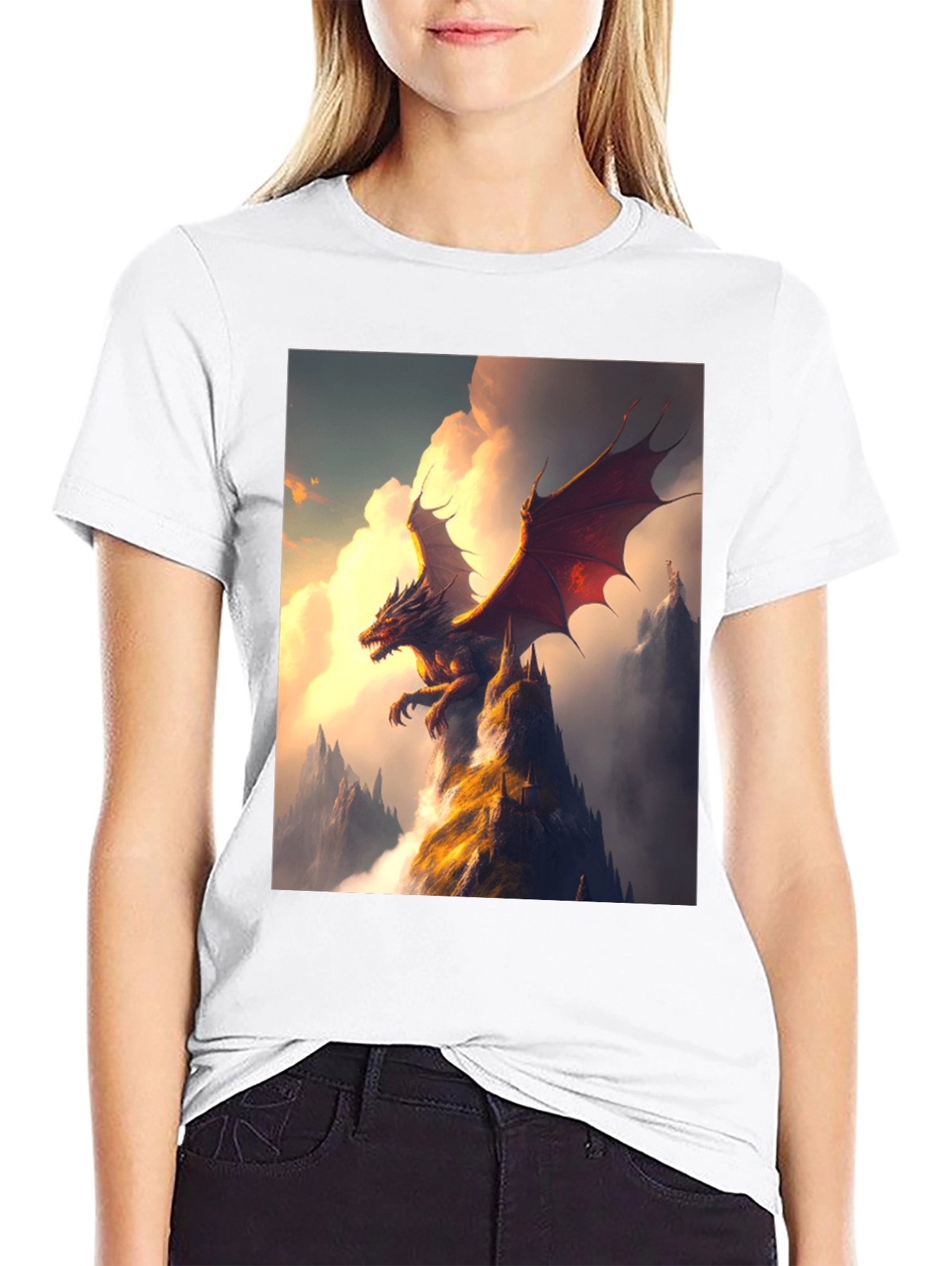 Black Dragon Peak Black T-Shirt view 9