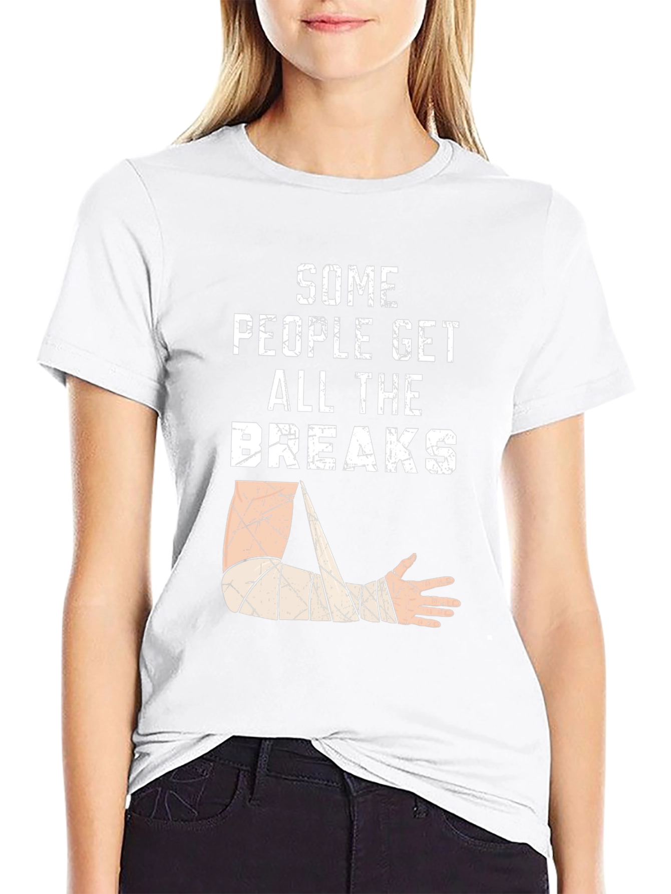 Black Some People Get All The Breaks T-Shirt view 9