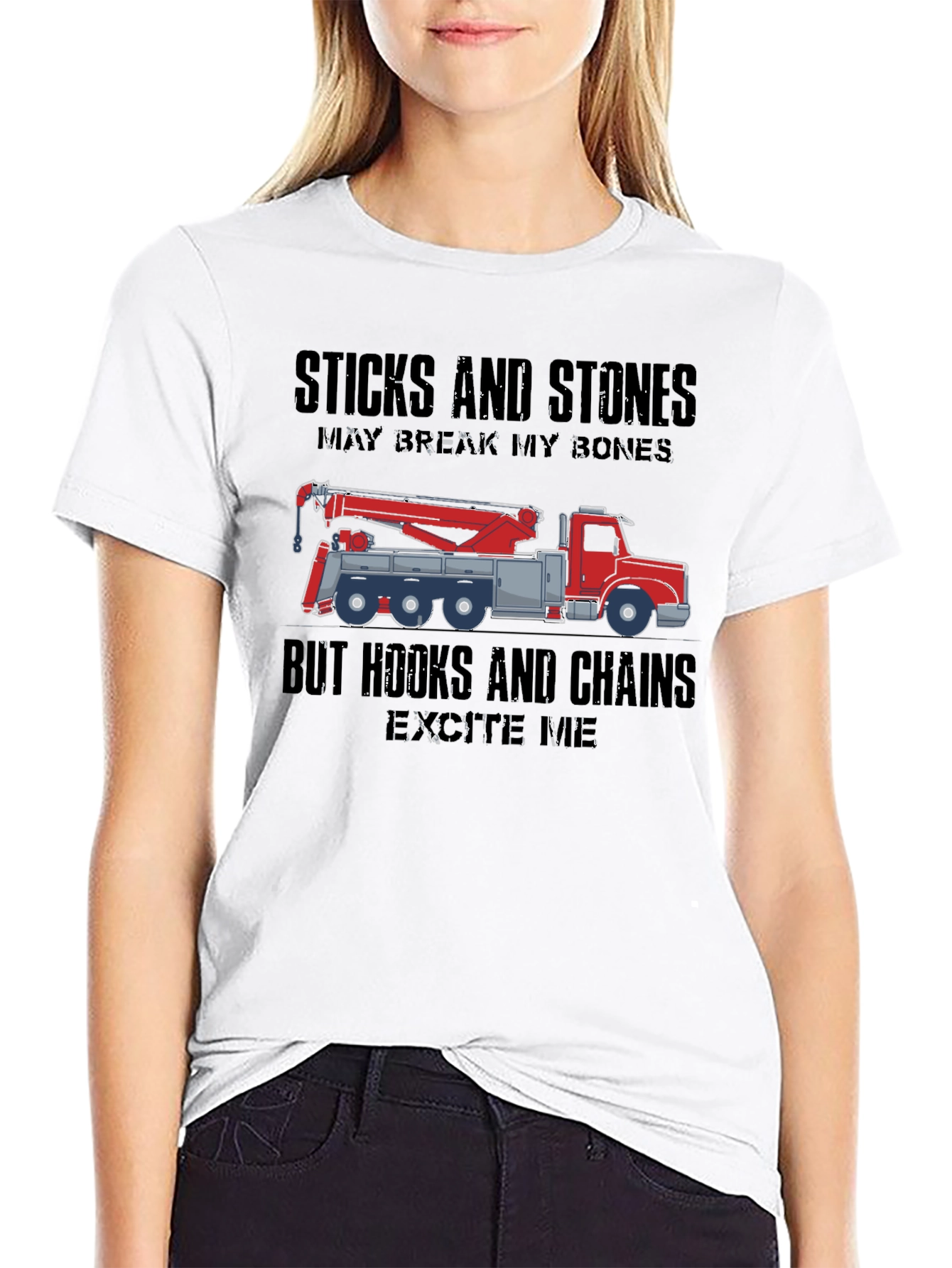 Crane Operator T-Shirt - Hooks & Chains - 9
