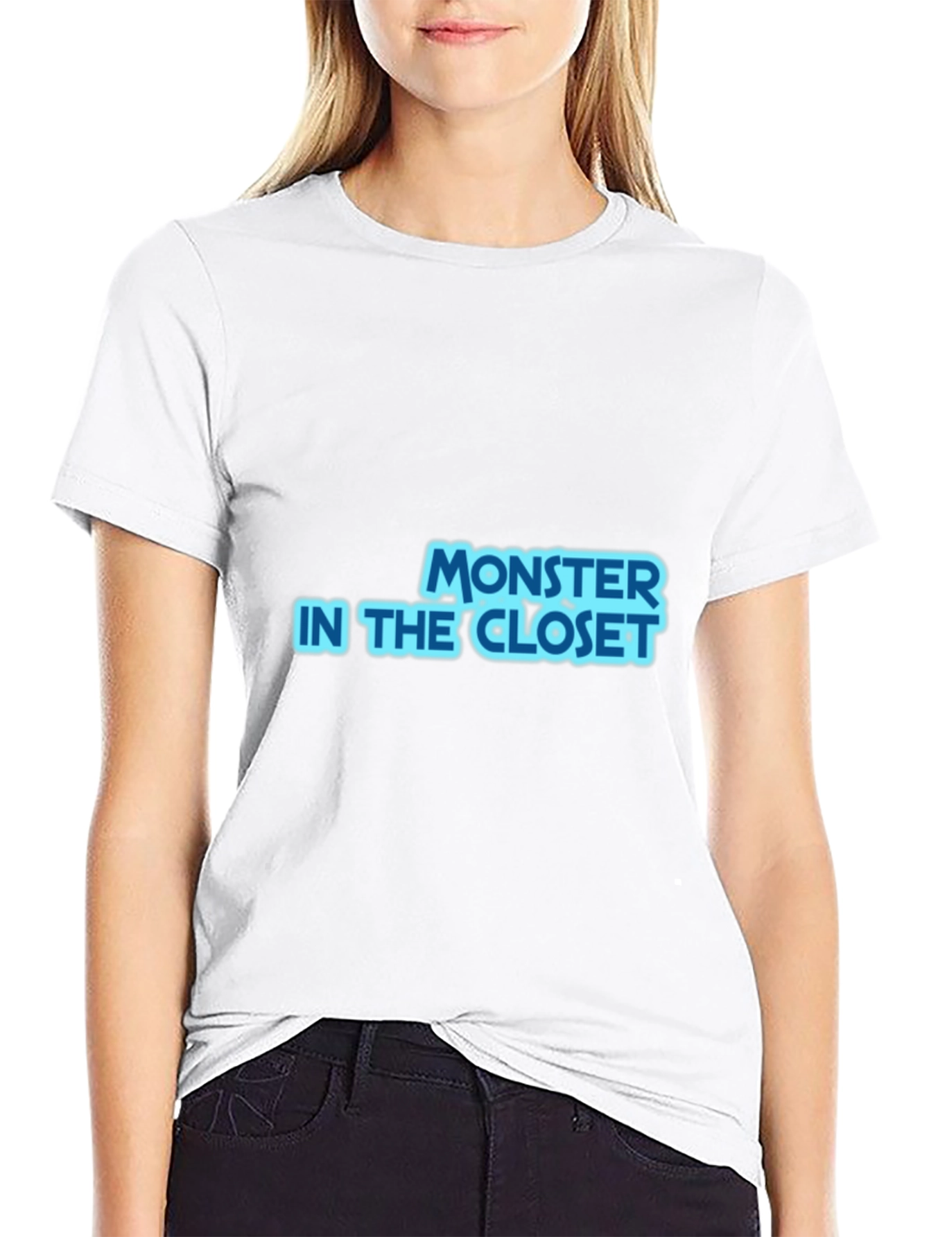 Black Monster in the Closet Black T-Shirt view 9