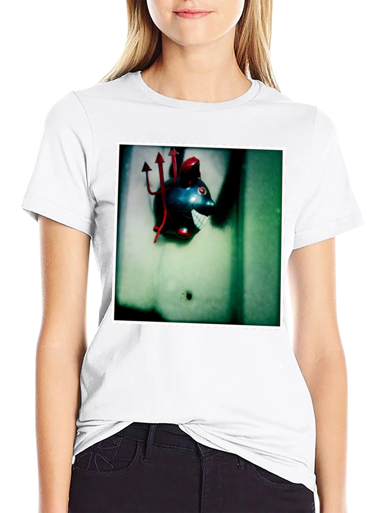 Black Devil Pig T-Shirt view 9