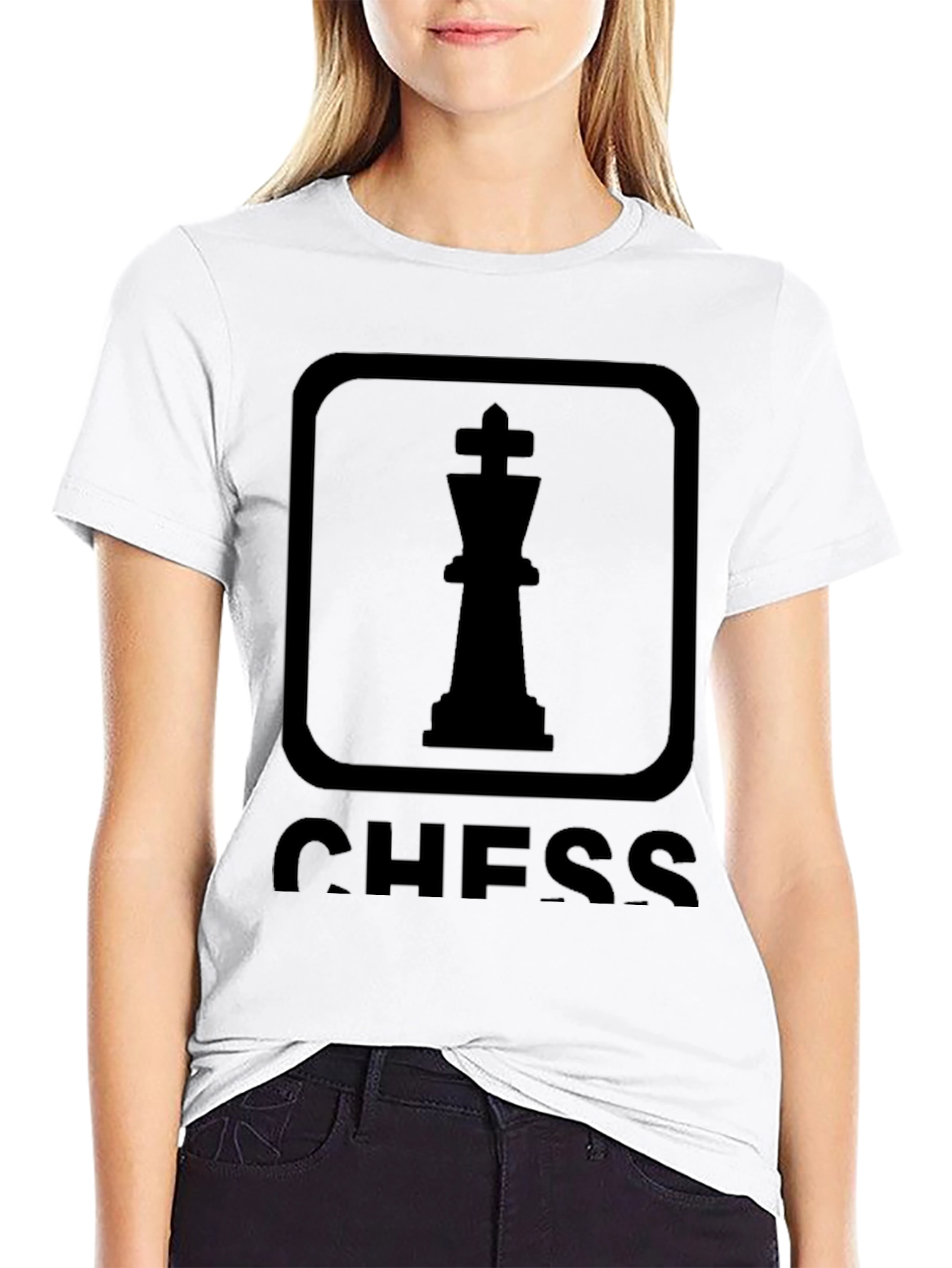 Black Chess King Graphic T-Shirt - Black view 9