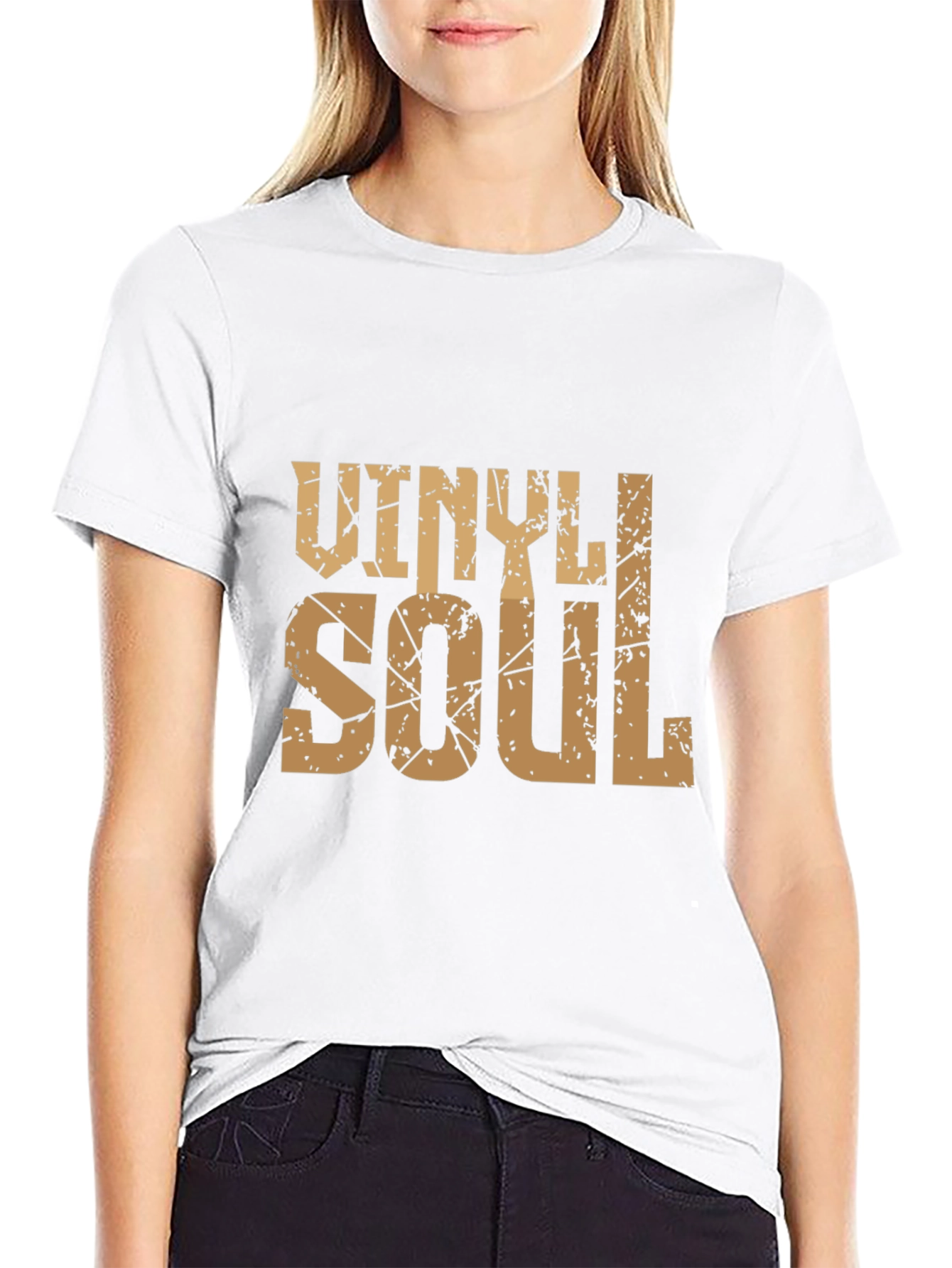 Black Vinyl Soul Black Graphic Tee view 9