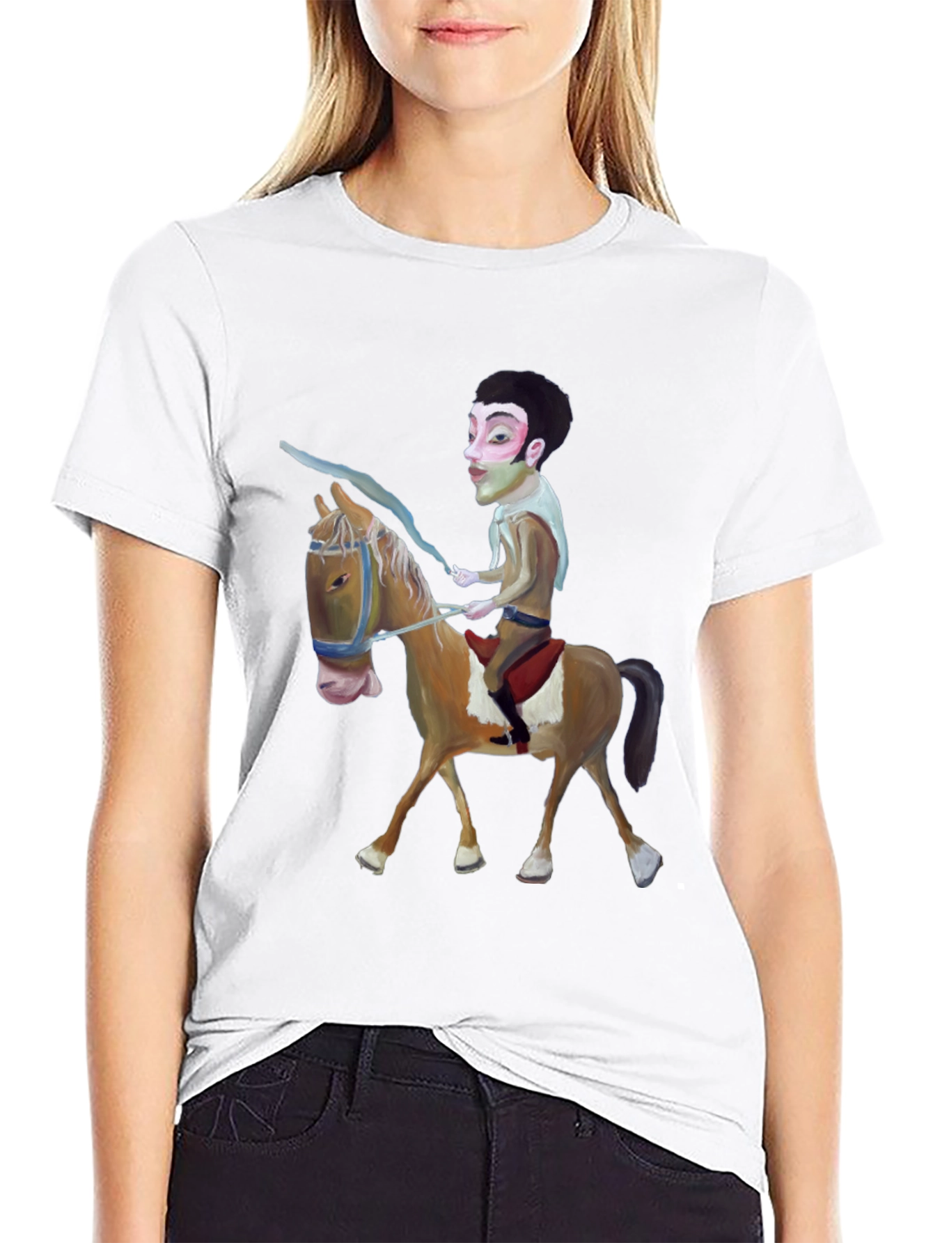 Black Man on Horseback Graphic Tee view 9
