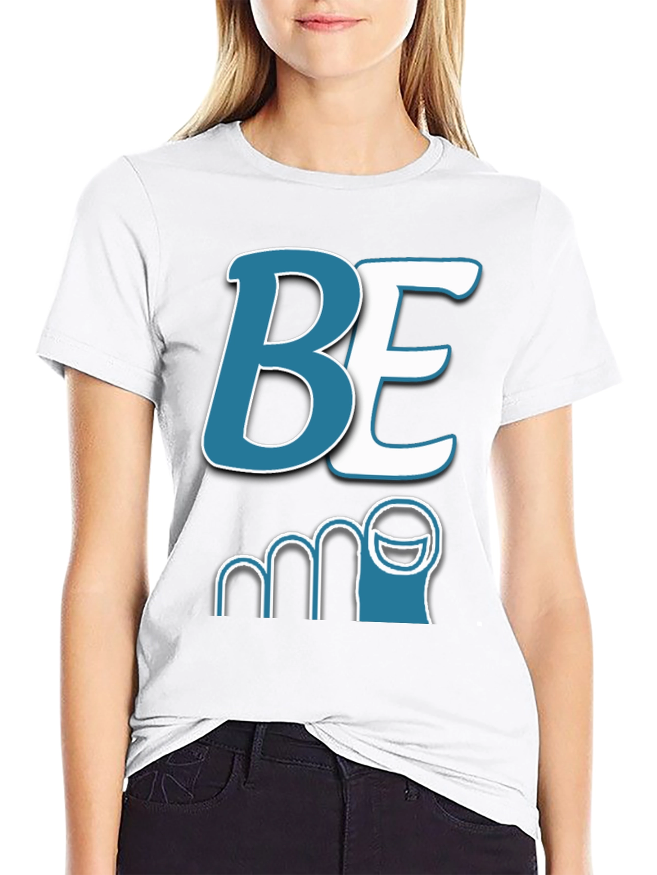 Black Be Toe T-Shirt Funny Pun Design view 9