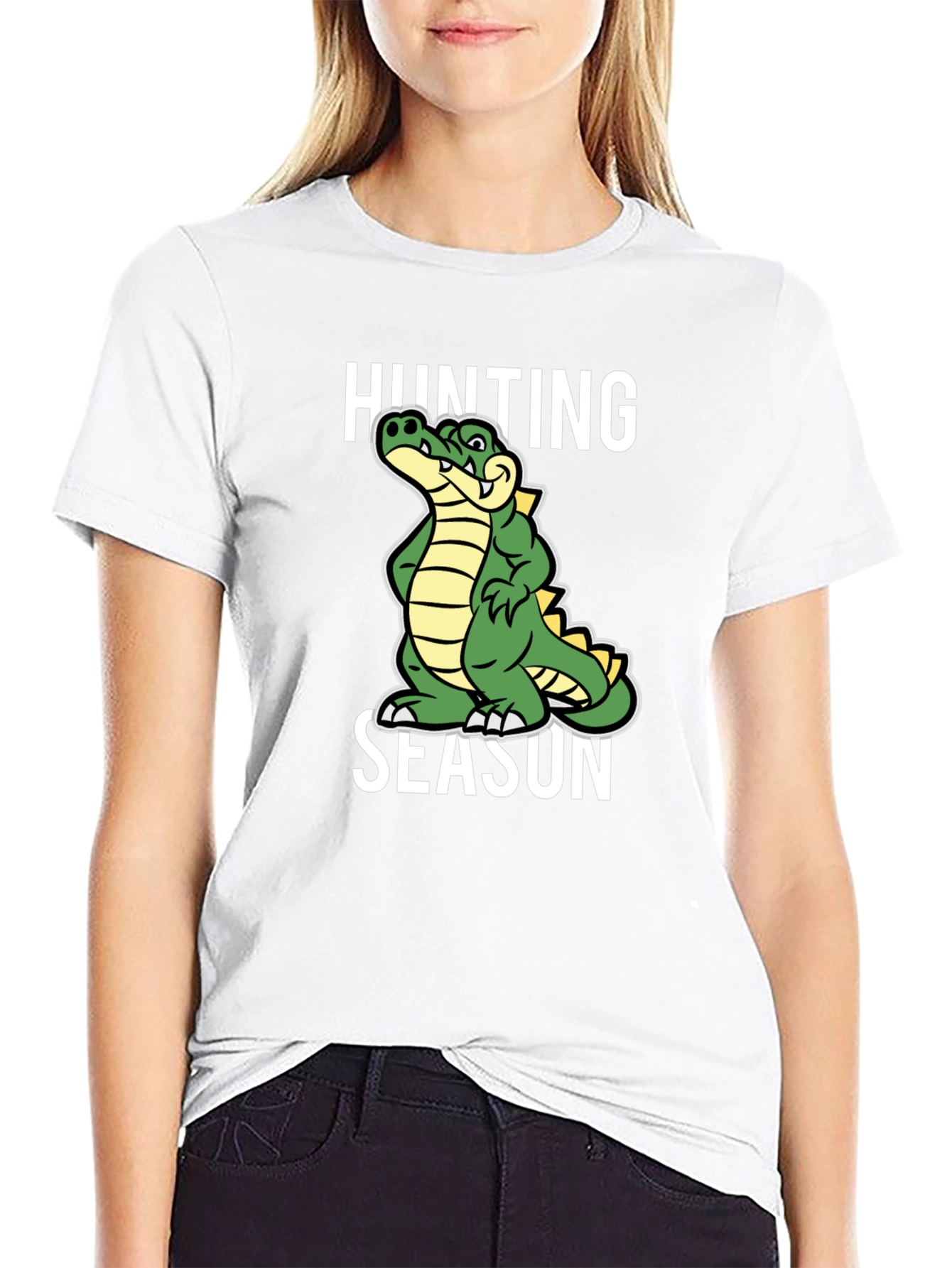 Black Hunting Season Alligator T-Shirt - Black view 9