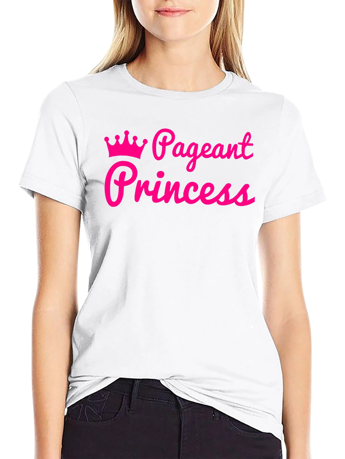 Black Pageant Princess Black T-Shirt view 9