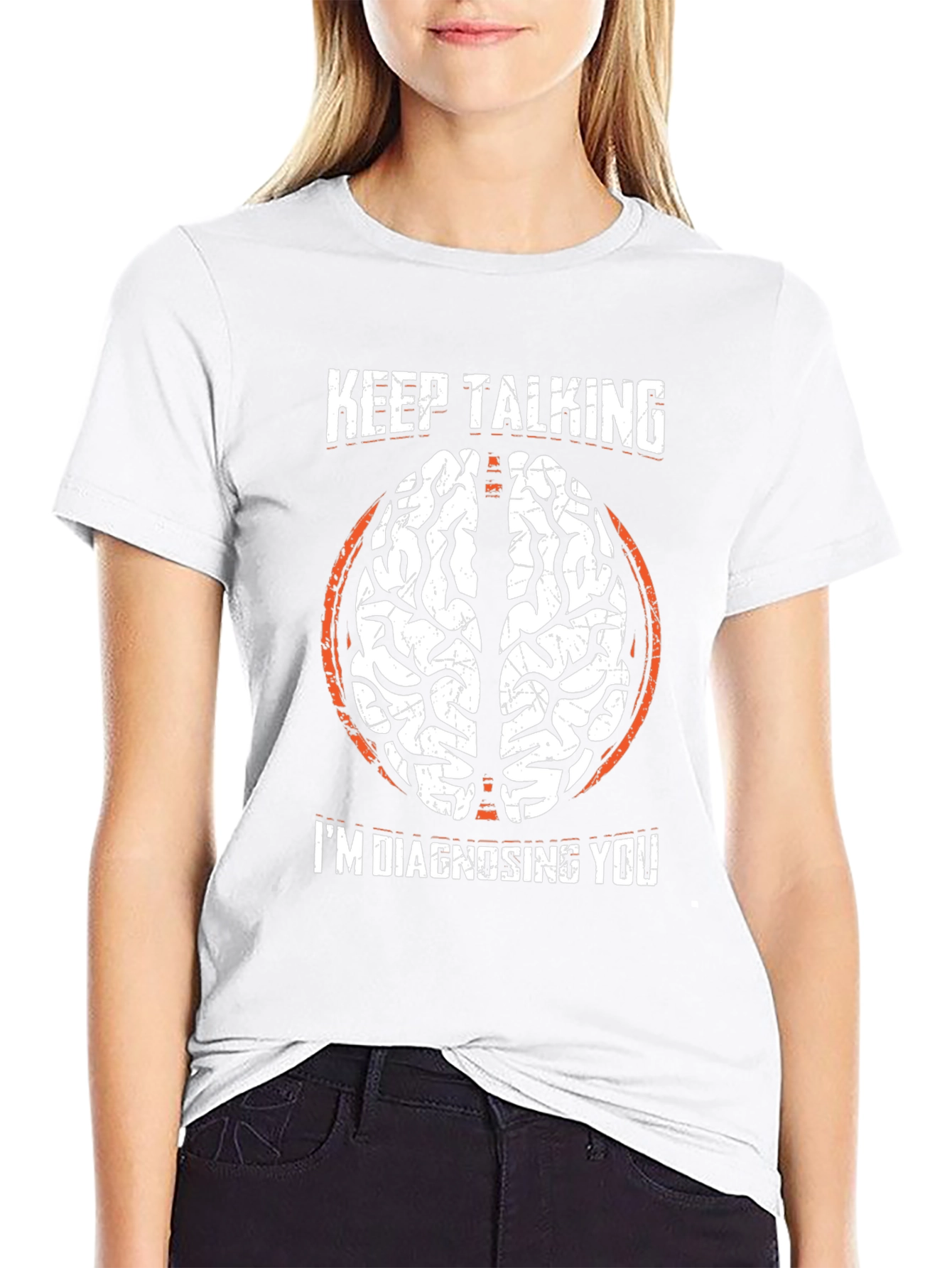 Black Keep Talking I'm Diagnosing You T-Shirt view 9