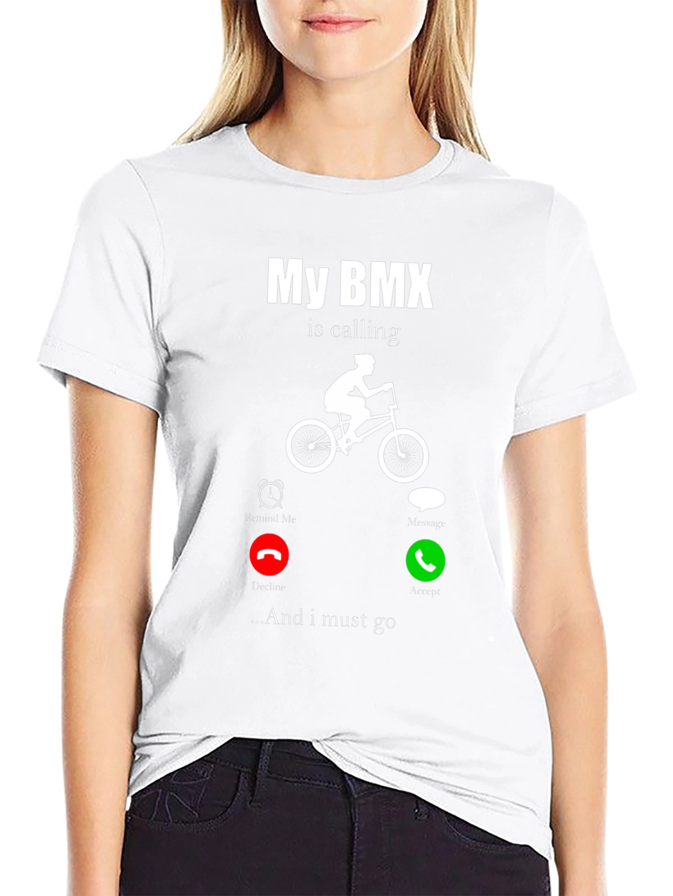My BMX Is Calling T-Shirt - Ride On! - 9