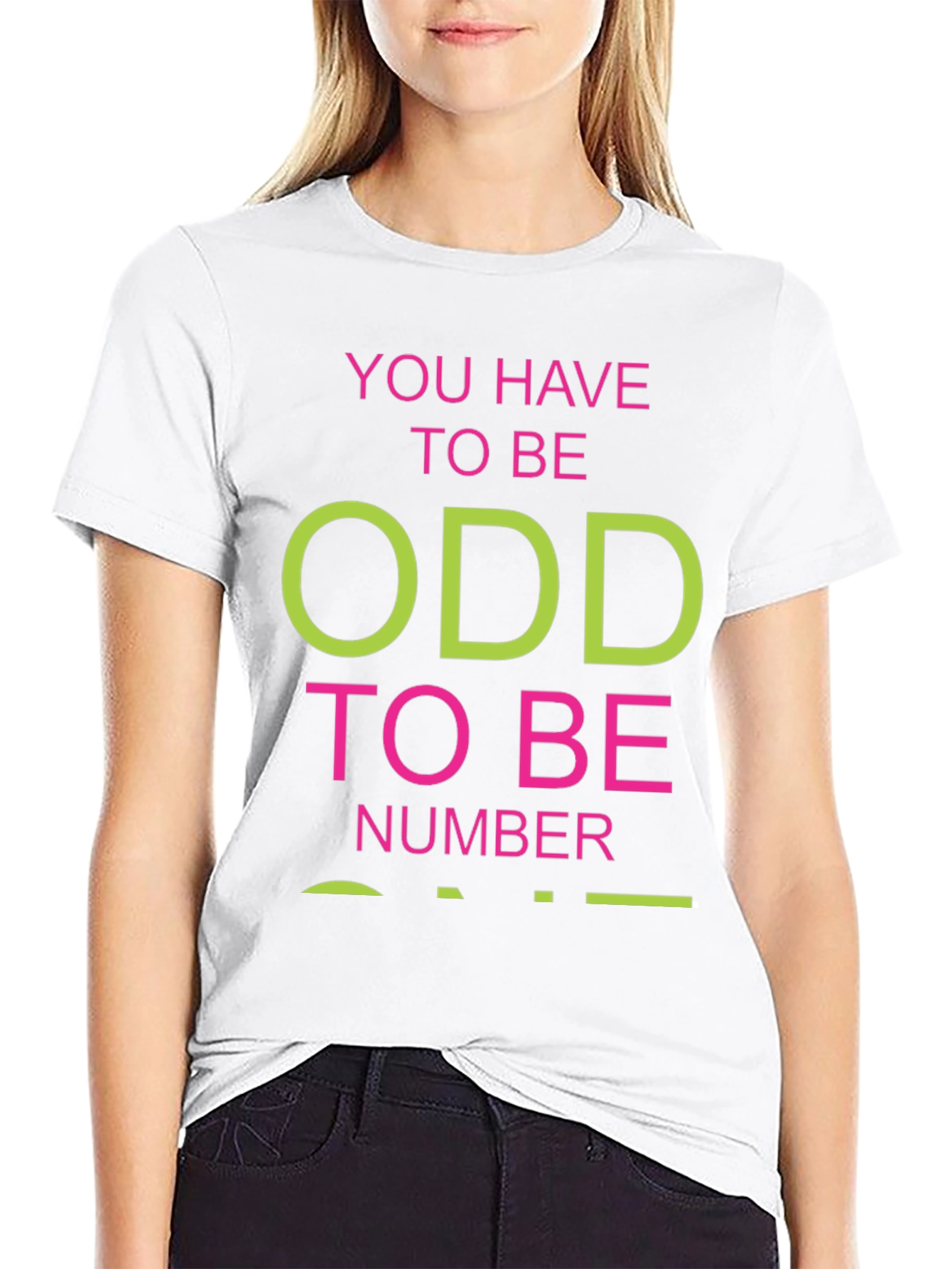 Black Odd Number Graphic T-Shirt view 9