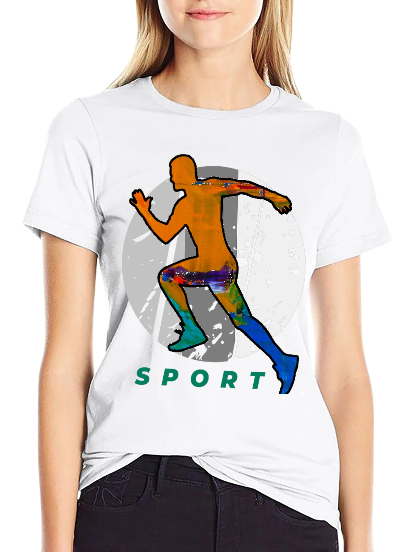 Men's Sport Graphic Black T-Shirt - 9