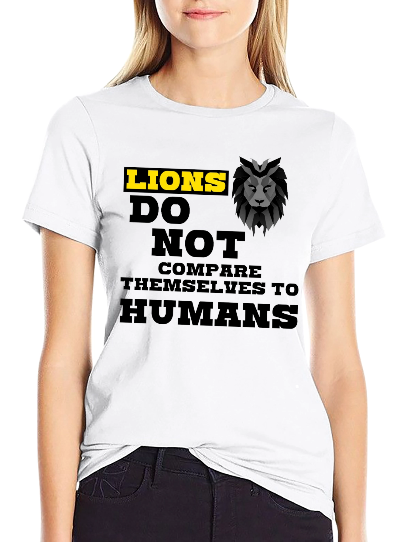 Black Lion's Don't Compare T-Shirt view 9