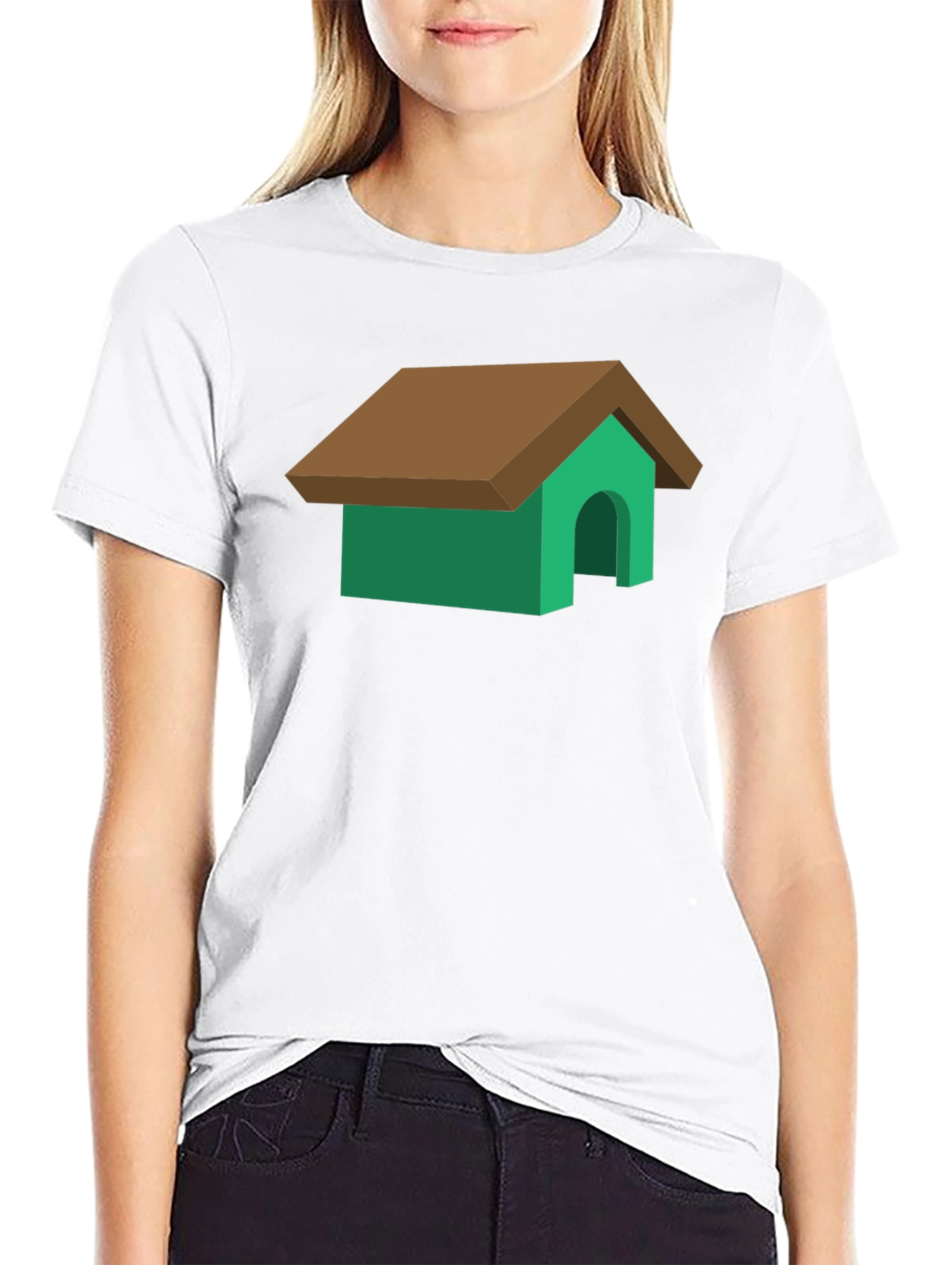 Black Dog House Graphic Tee - Funny Pet Lover Shirt view 9