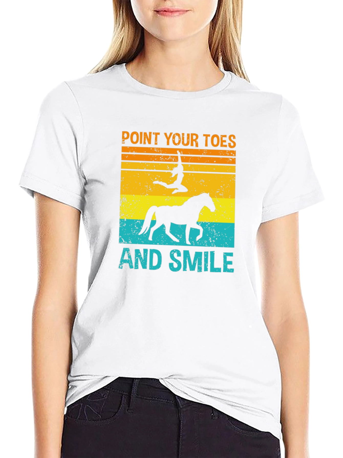 Black Point Your Toes & Smile T-Shirt view 9