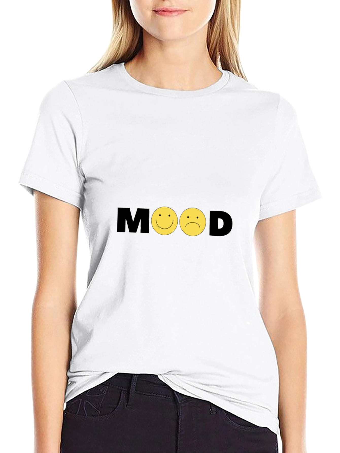 Black Mood Graphic Tee - Express Yourself! view 9