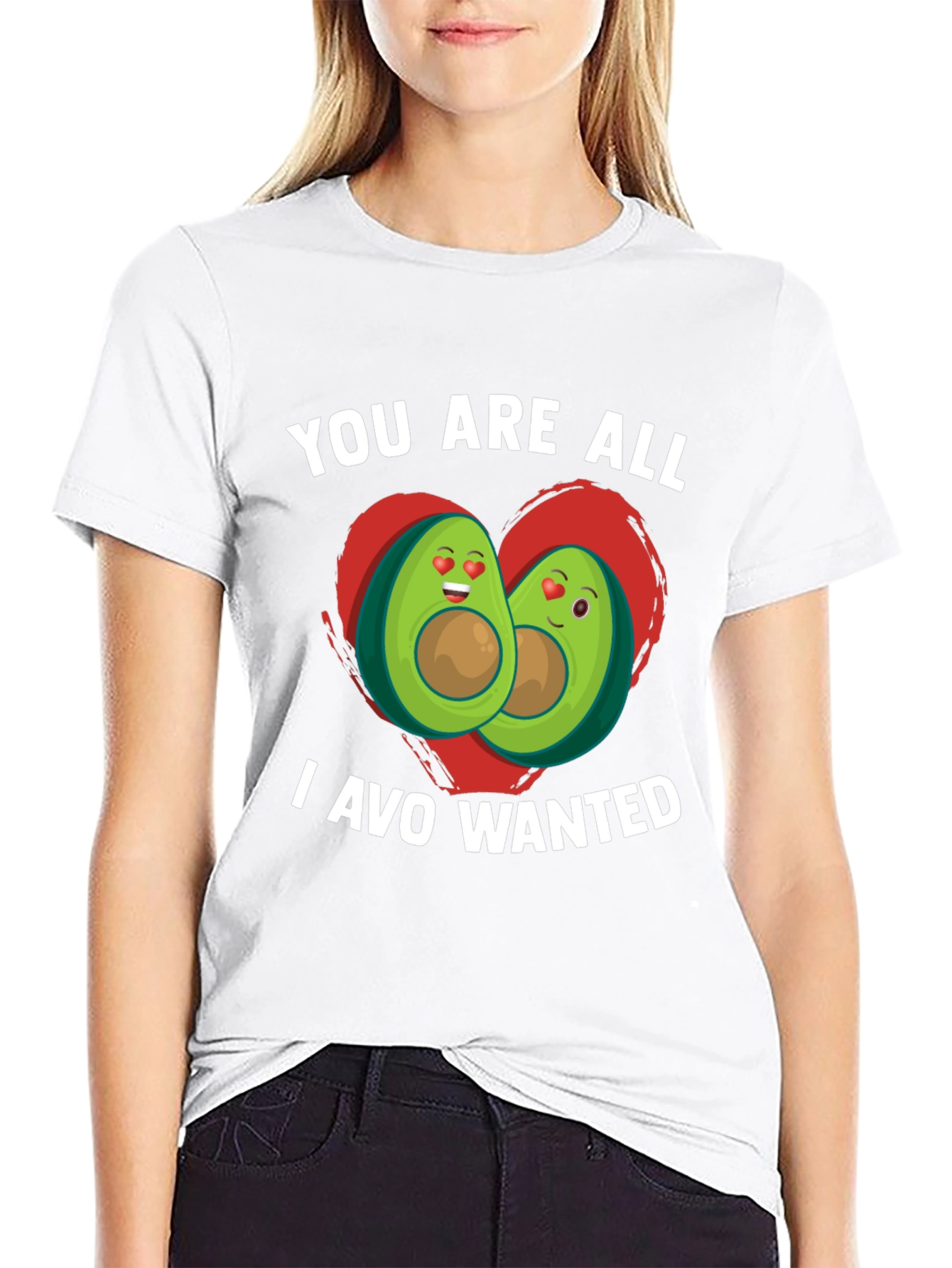 Black Avocado Love Graphic T-Shirt view 9