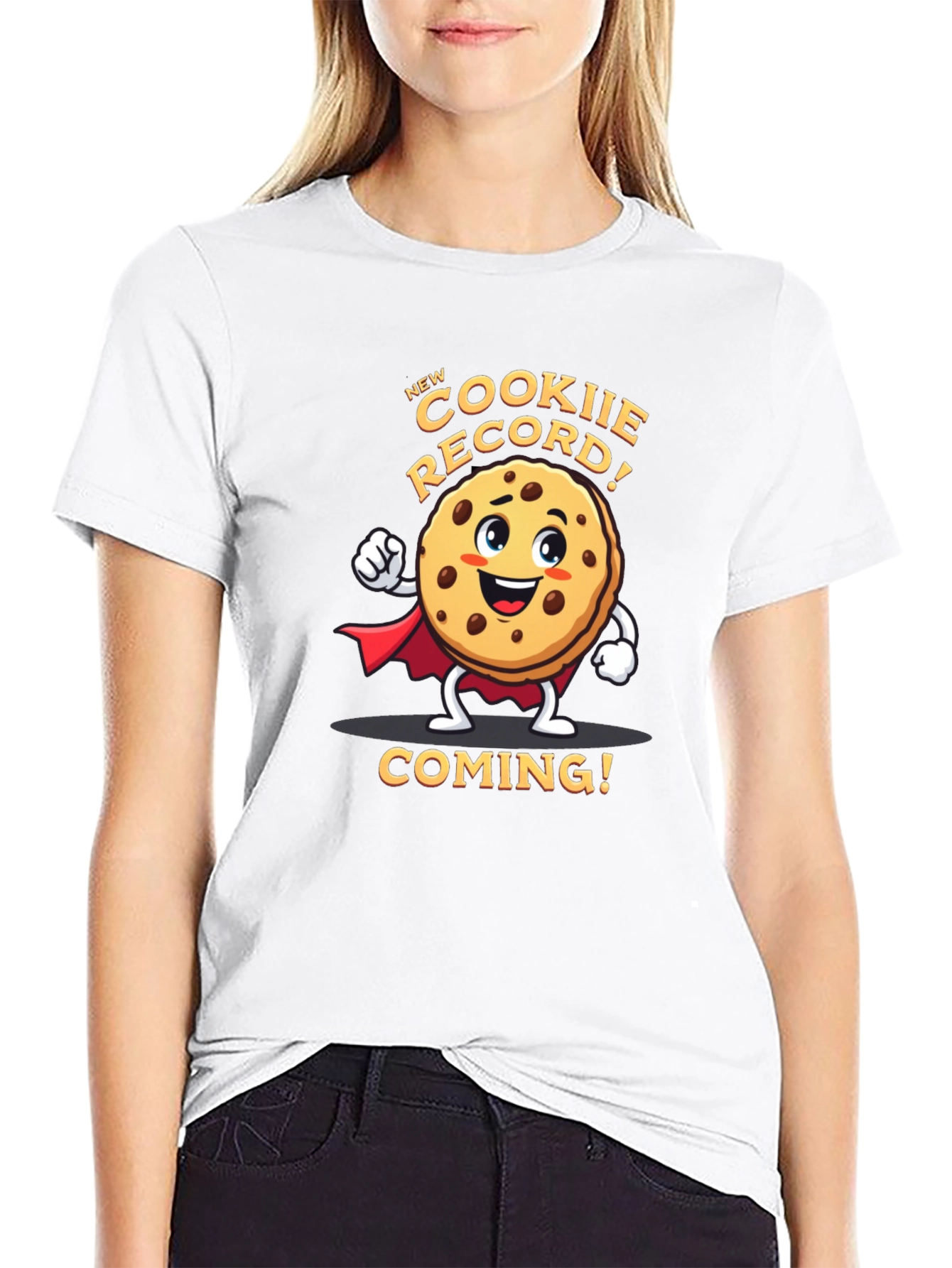 Black New Cookie Record T-Shirt view 9