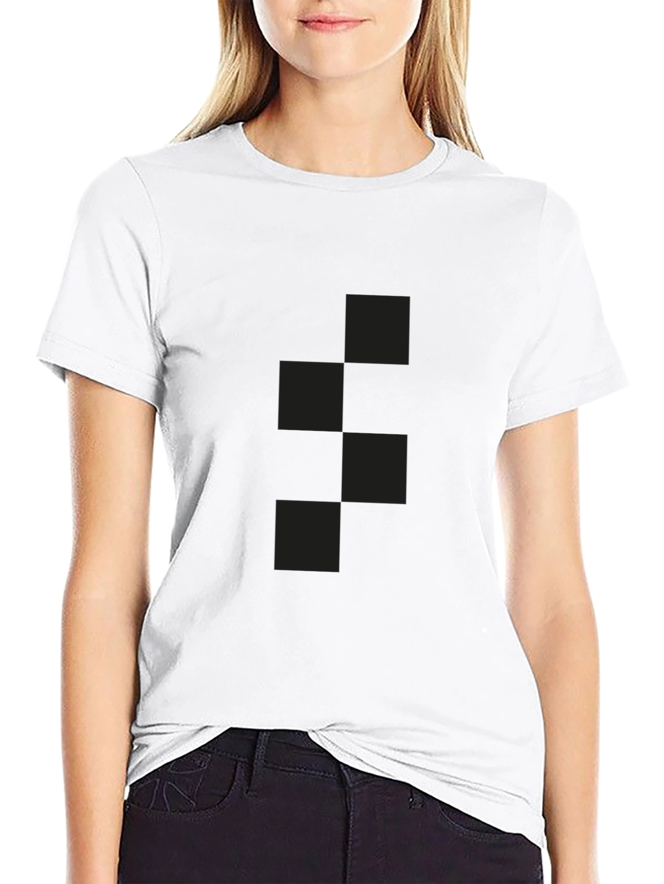 Black Men's Solid Black Crew Neck T-Shirt view 9