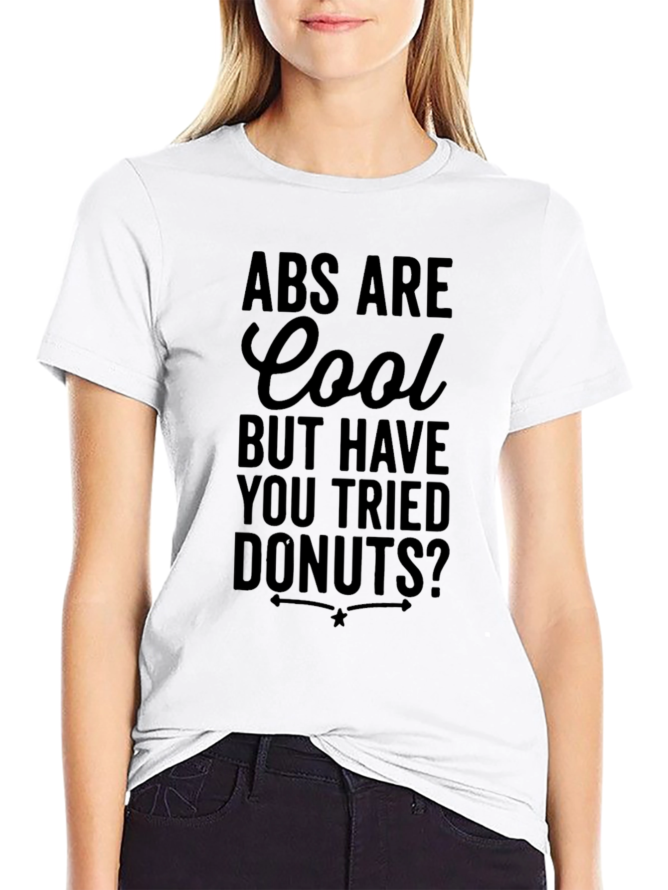 Black Abs Are Cool Donuts T-Shirt Funny Foodie Tee view 9
