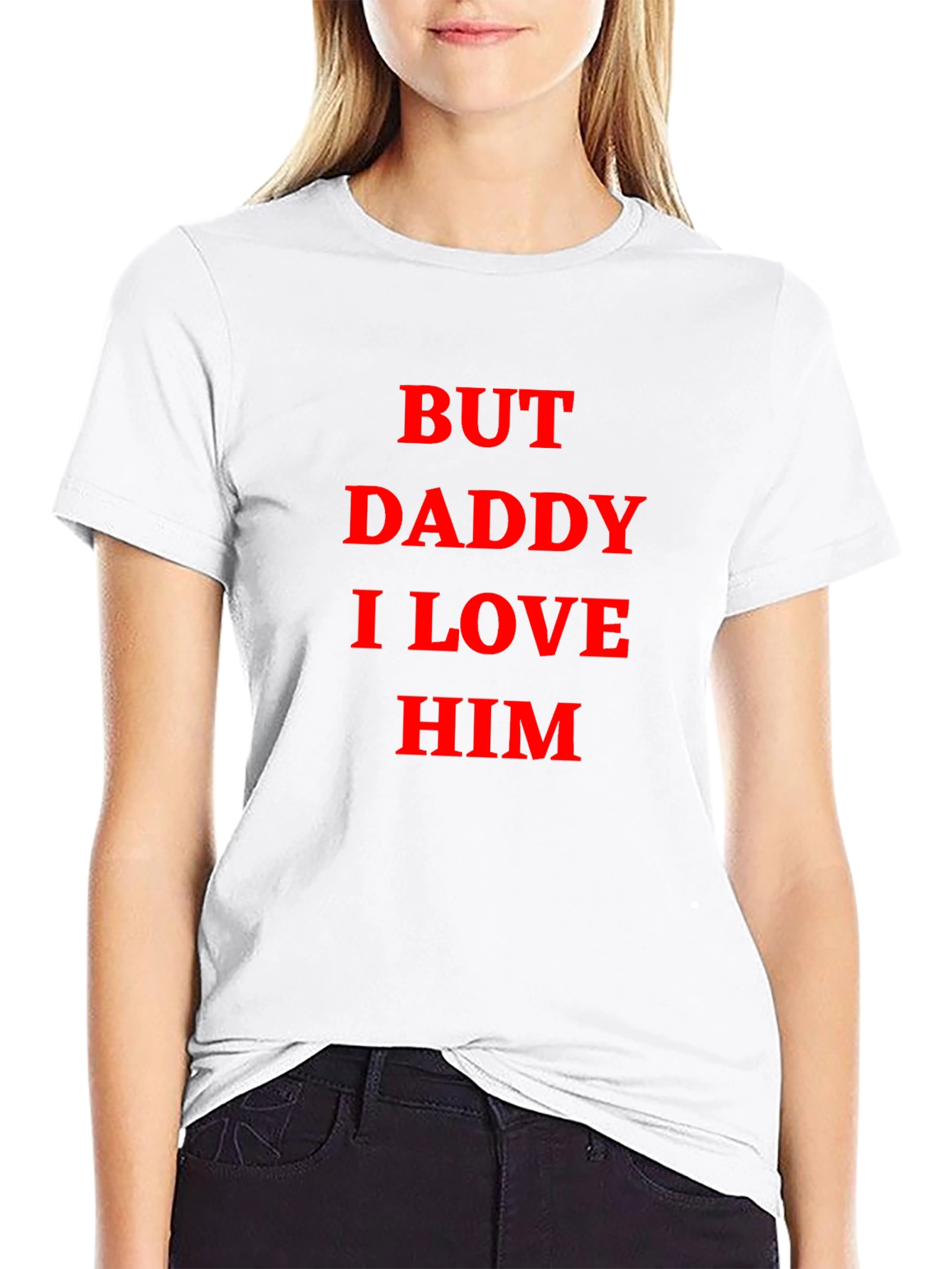 Black But Daddy I Love Him Graphic Tee - Black view 9
