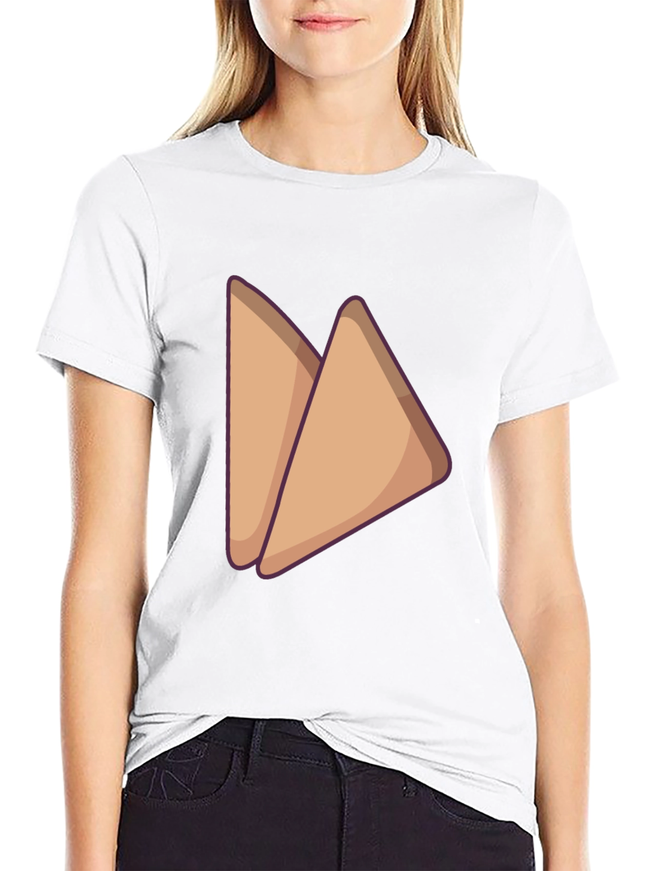 Black Sandwich Graphic Tee - Casual Black T-Shirt view 9