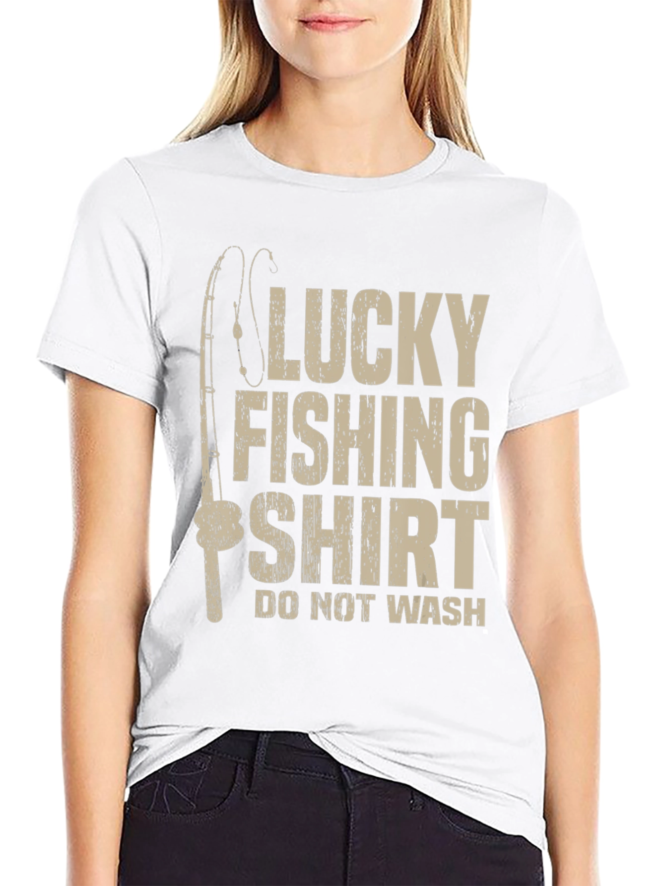 Black Lucky Fishing Shirt - Men's Graphic Tee view 9