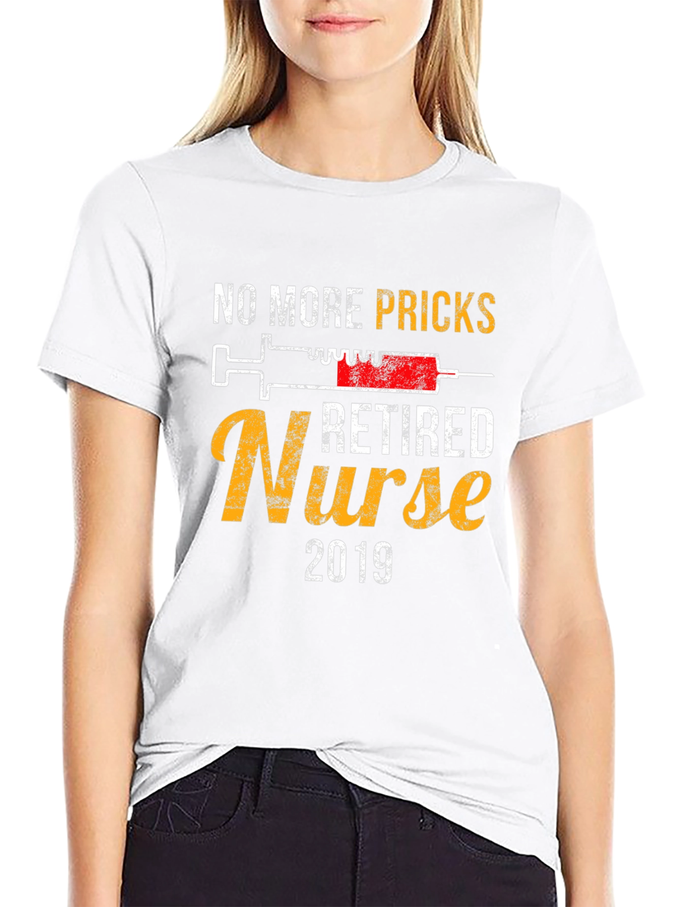 Black Retired Nurse 2019 T-Shirt view 9