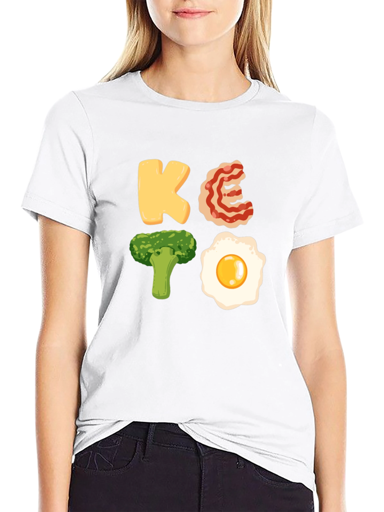 Black Keto Diet T-Shirt: Funny Food Lover Tee view 9