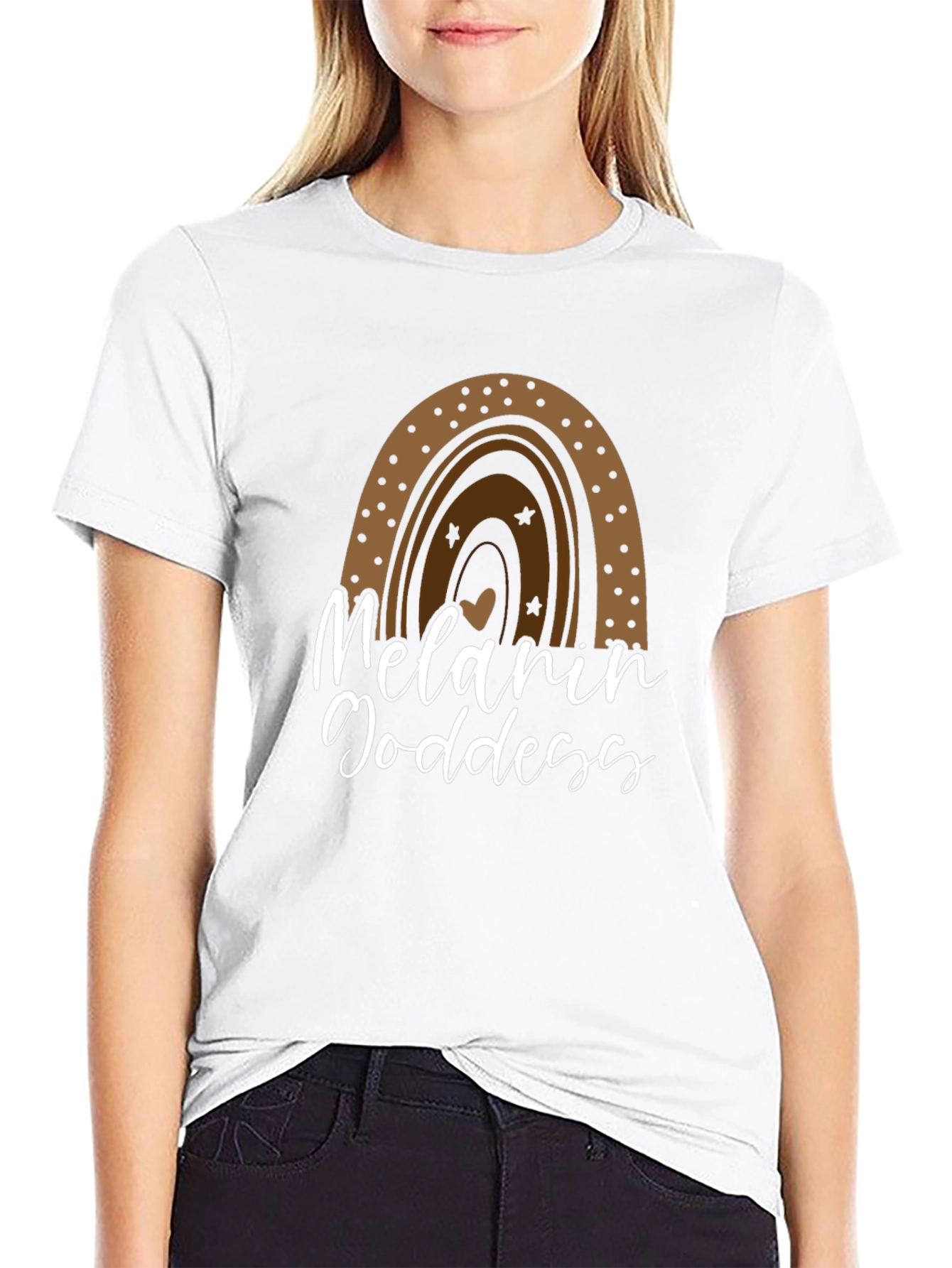 Melanin Goddess Graphic T-Shirt - Black - 9
