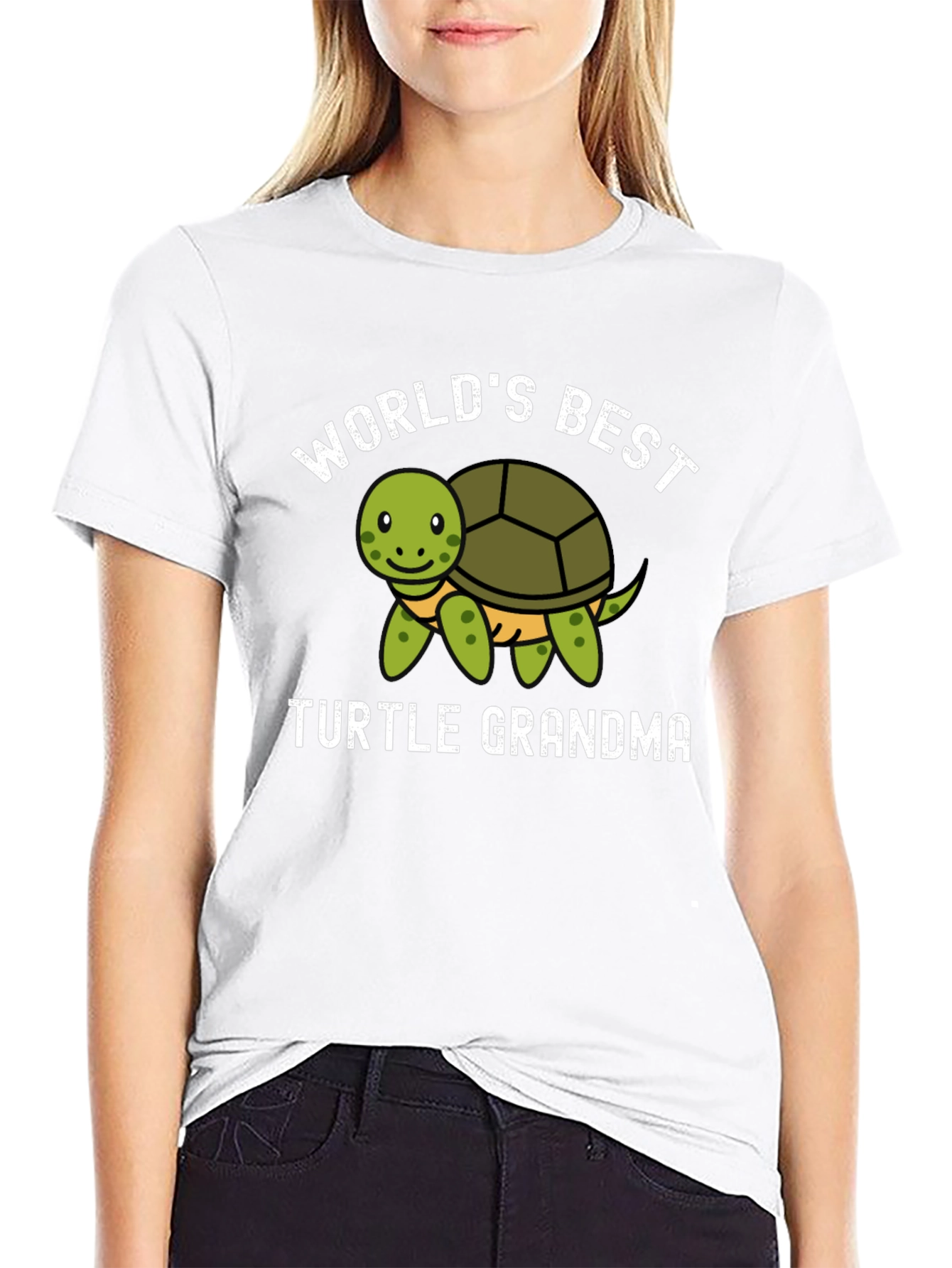 Black World's Best Turtle Grandma T-Shirt view 9