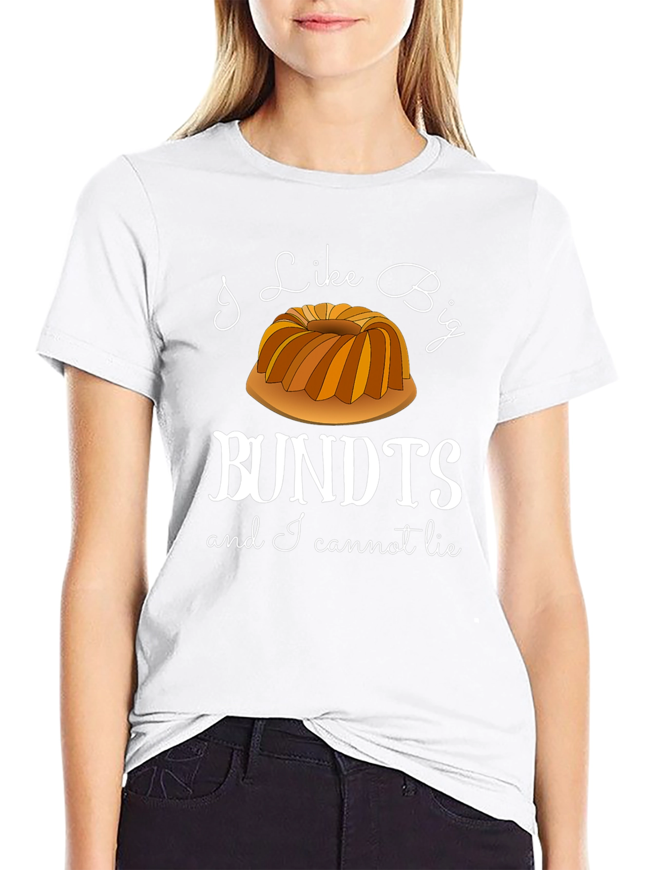 Black I Like Big Bundts T-Shirt - Funny Baker Tee view 9