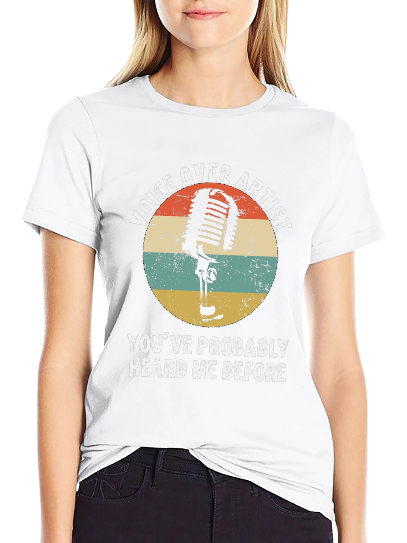 Voice Over Artist Retro Graphic T-Shirt - 9