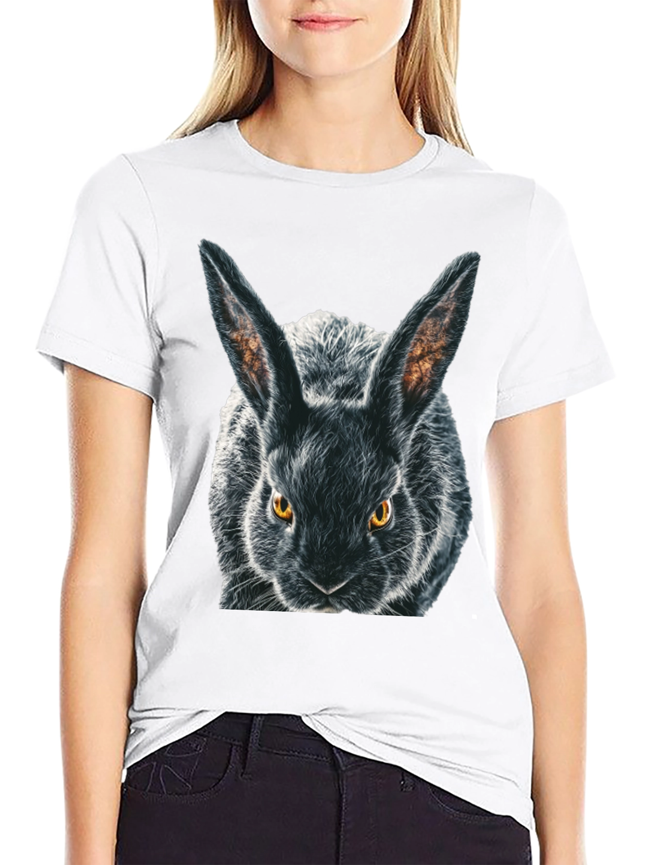 Black Black Rabbit Graphic T-Shirt - Men's Crew Neck view 9