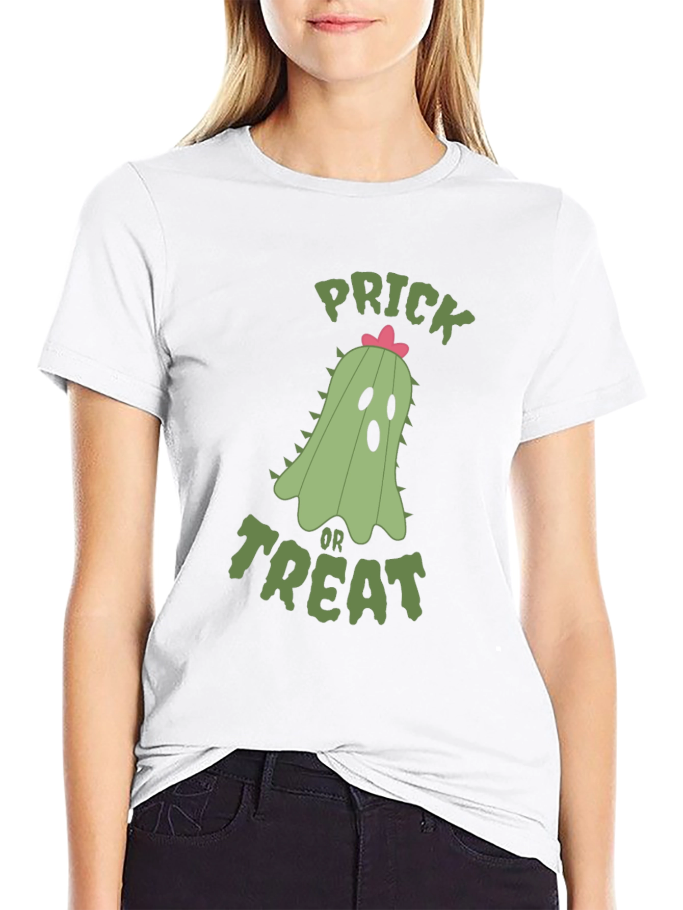 Black Prick or Treat Halloween T-Shirt view 9