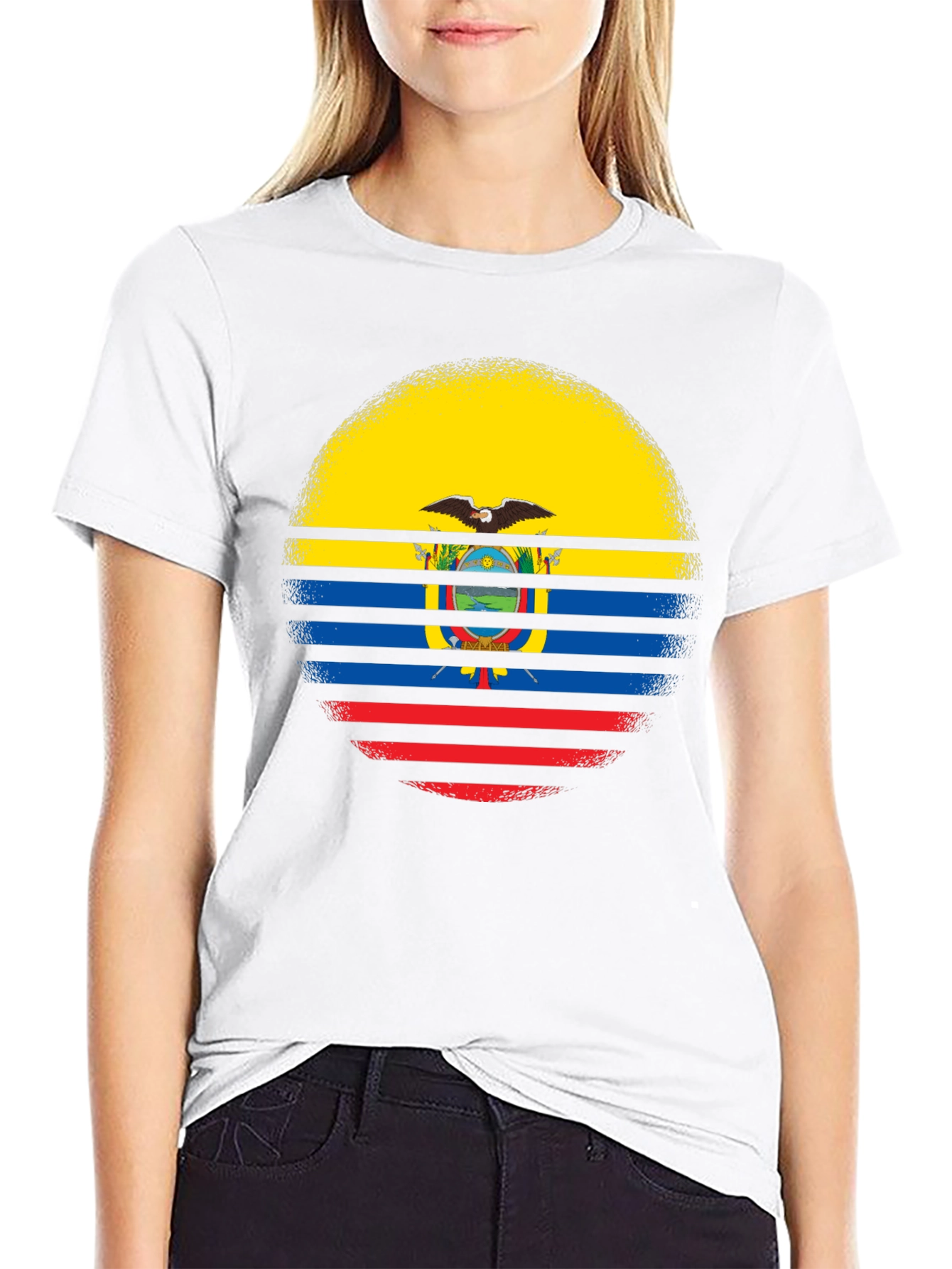 Ecuador Flag T-Shirt - Patriotic Graphic Tee - 9