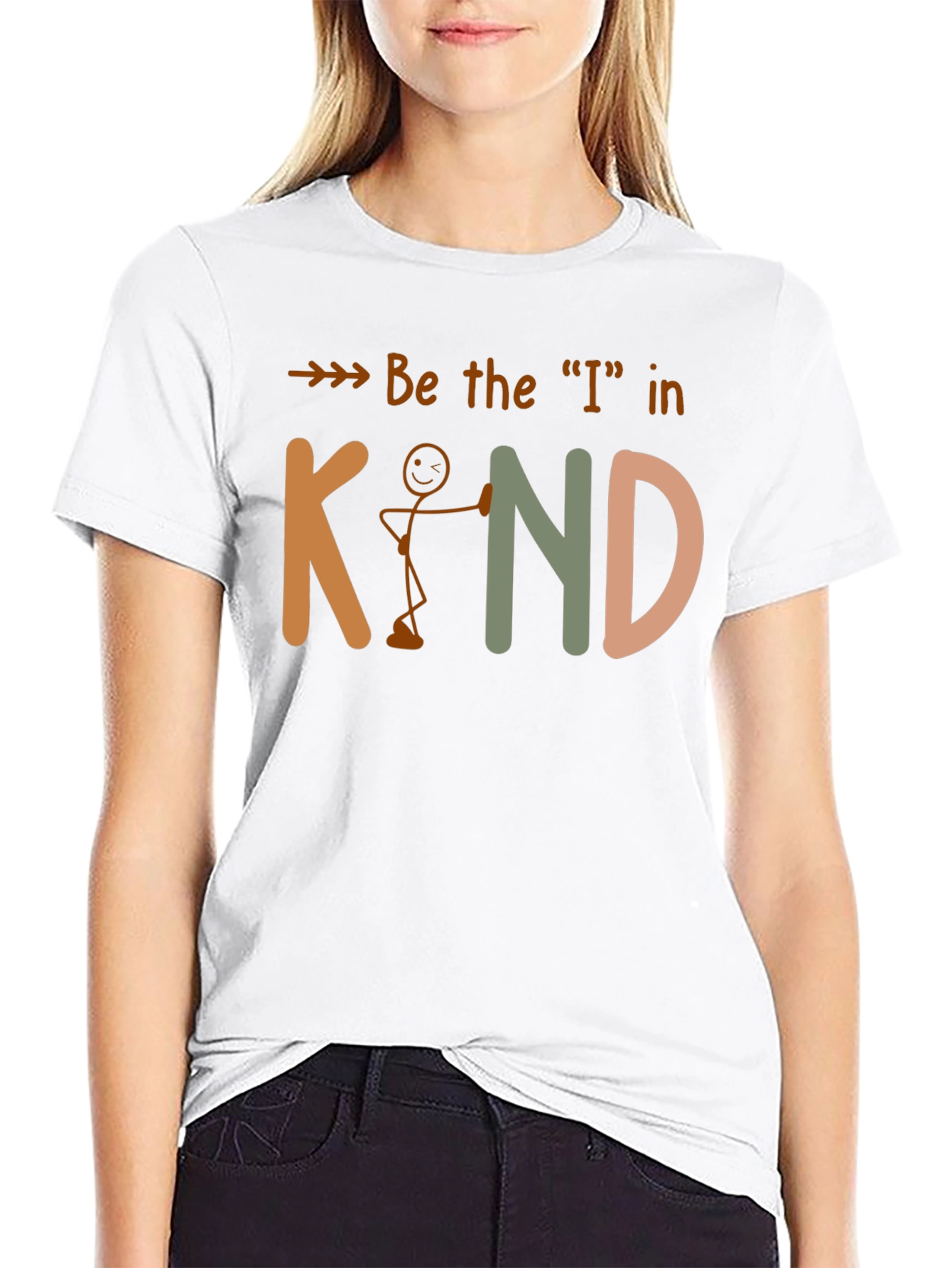 Black Be the "I" in Kind T-Shirt view 9