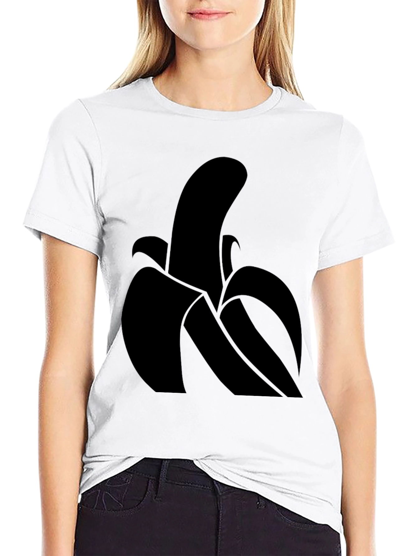 Black Banana Graphic Tee - Modern Minimalist Design view 9