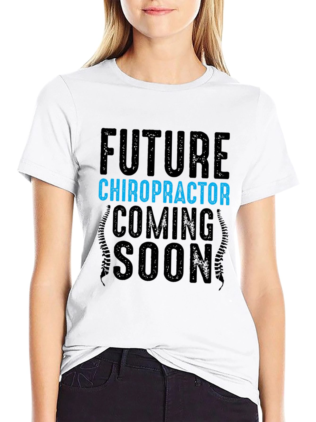 Black Future Chiropractor T-Shirt - Coming Soon view 9
