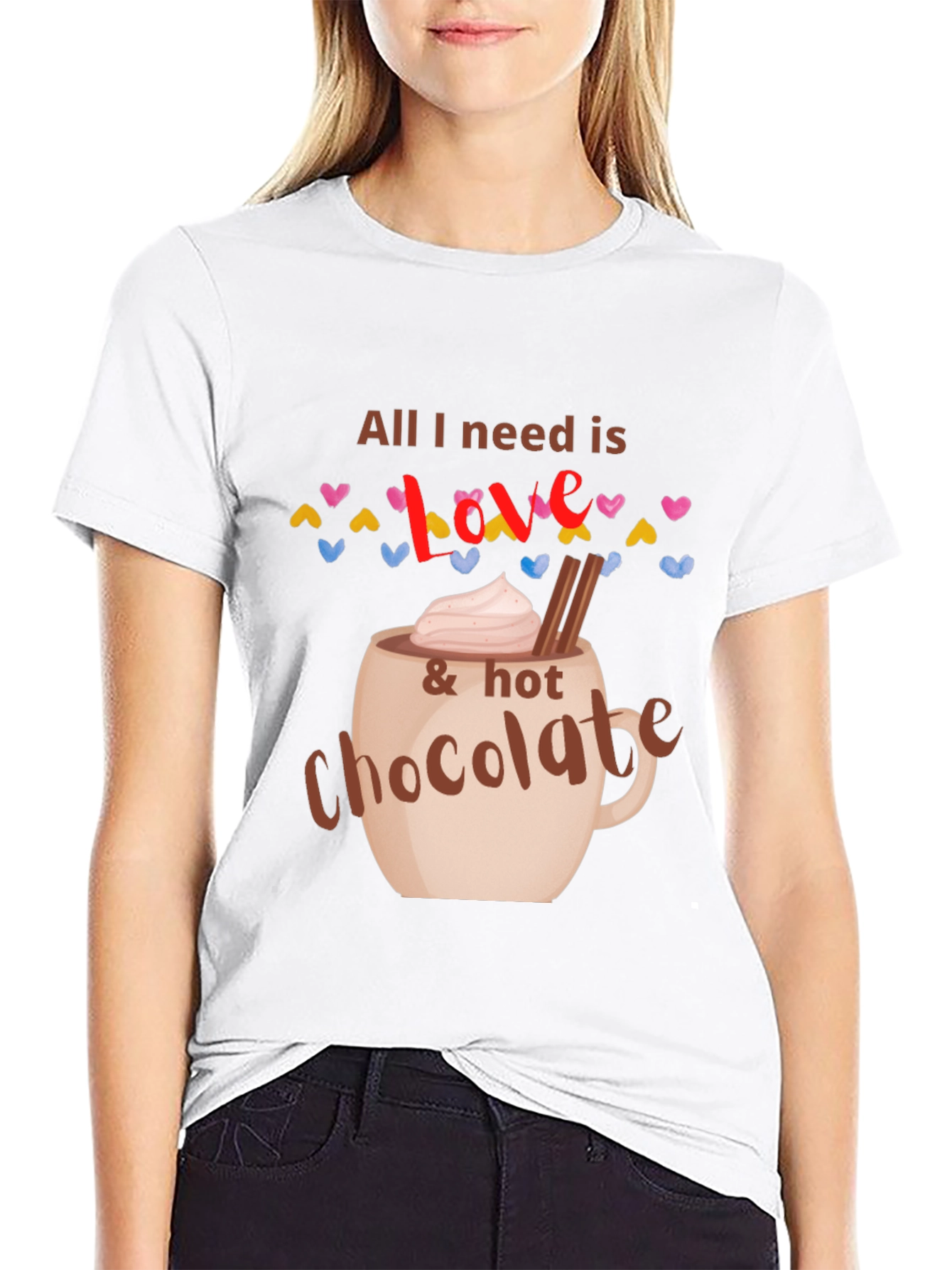 Black Love & Hot Chocolate Graphic Tee view 9